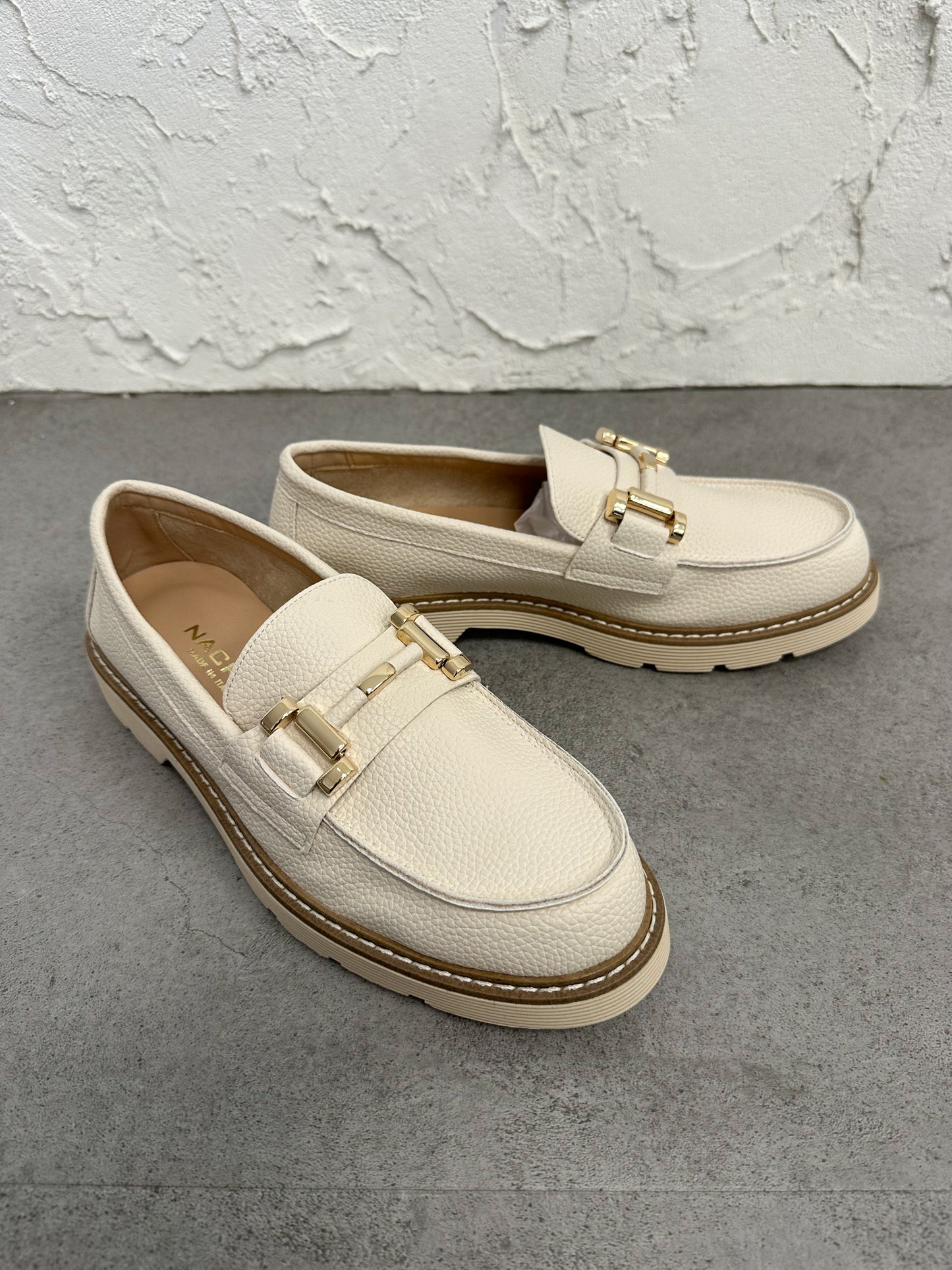Mocassino vanity burro