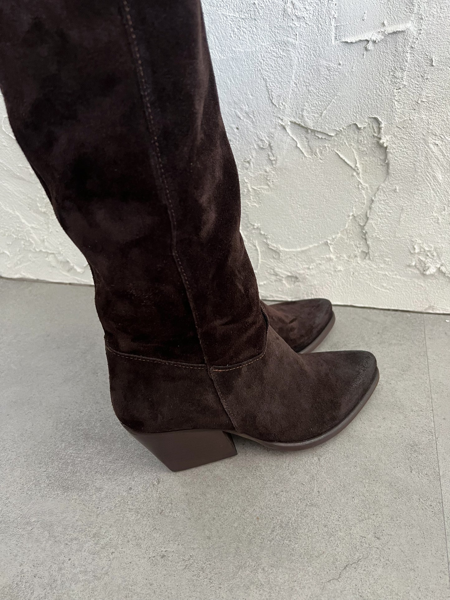Texano scamosciato chocolate