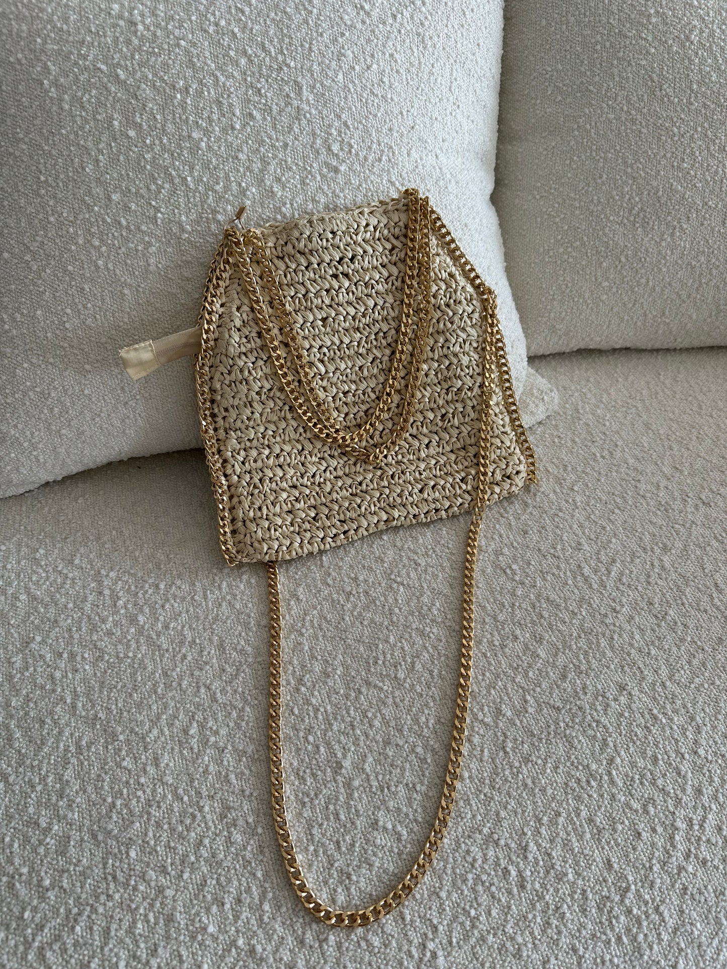 Borsa rafia catene