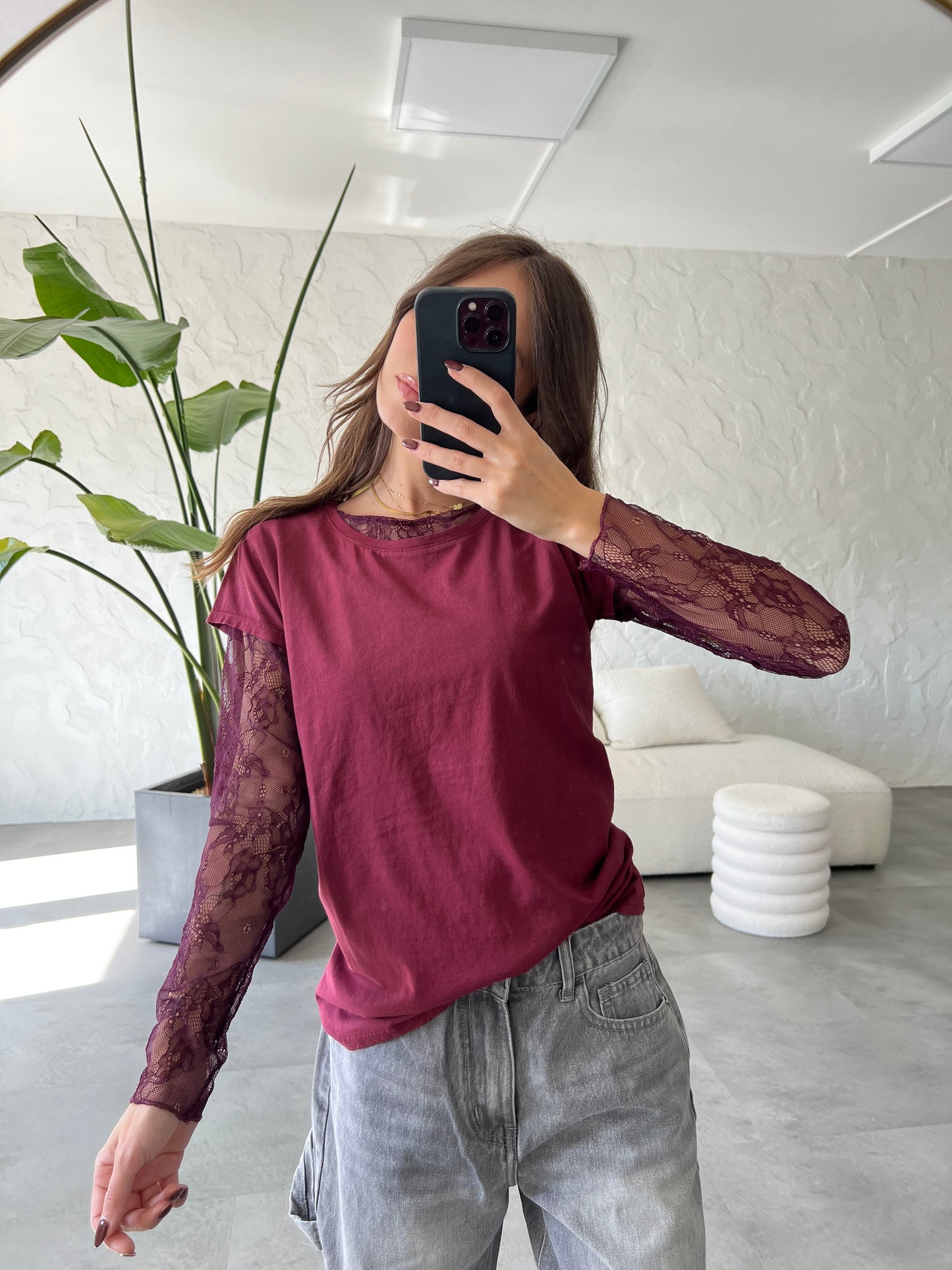 T-shirt pizzo