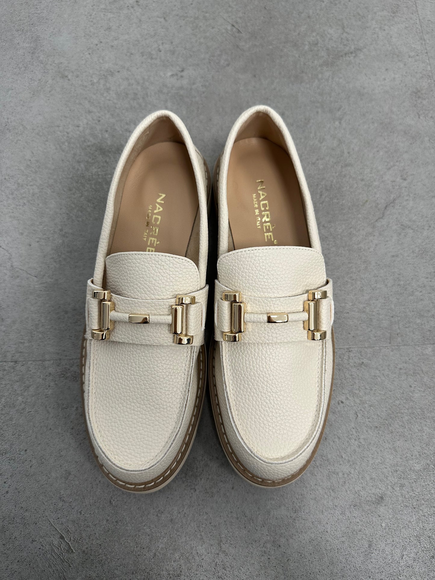 Mocassino vanity burro
