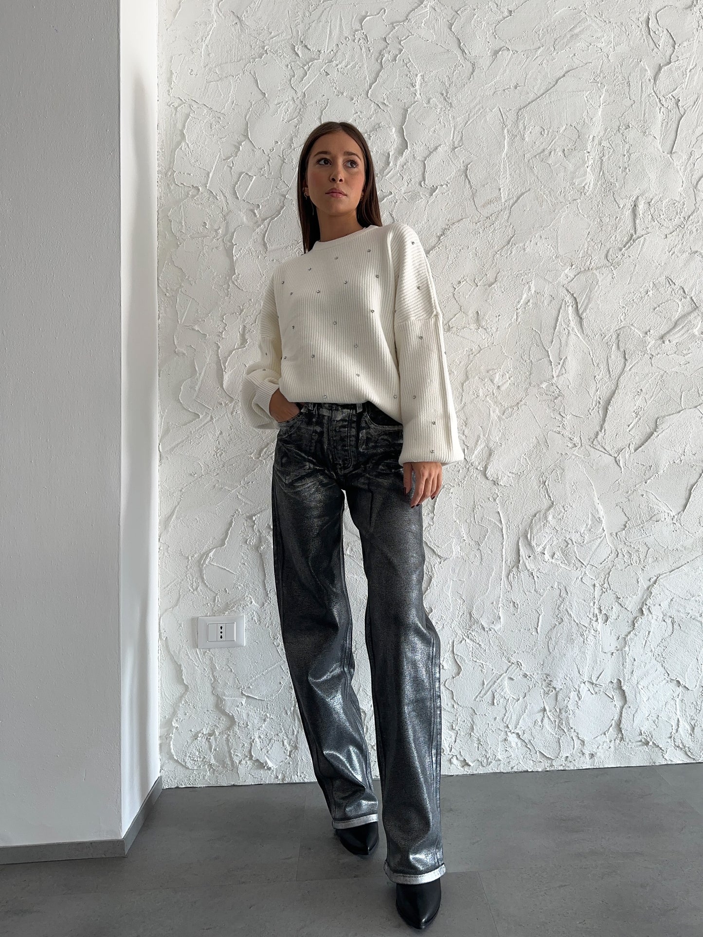 Jeans spalmato