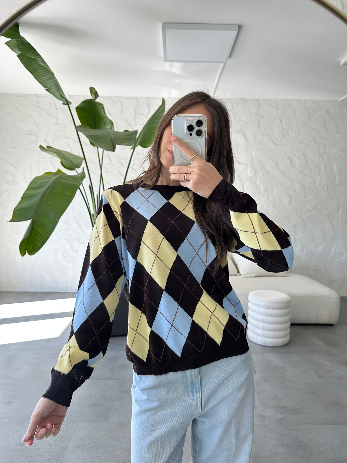 Maglione rombi Vicolo
