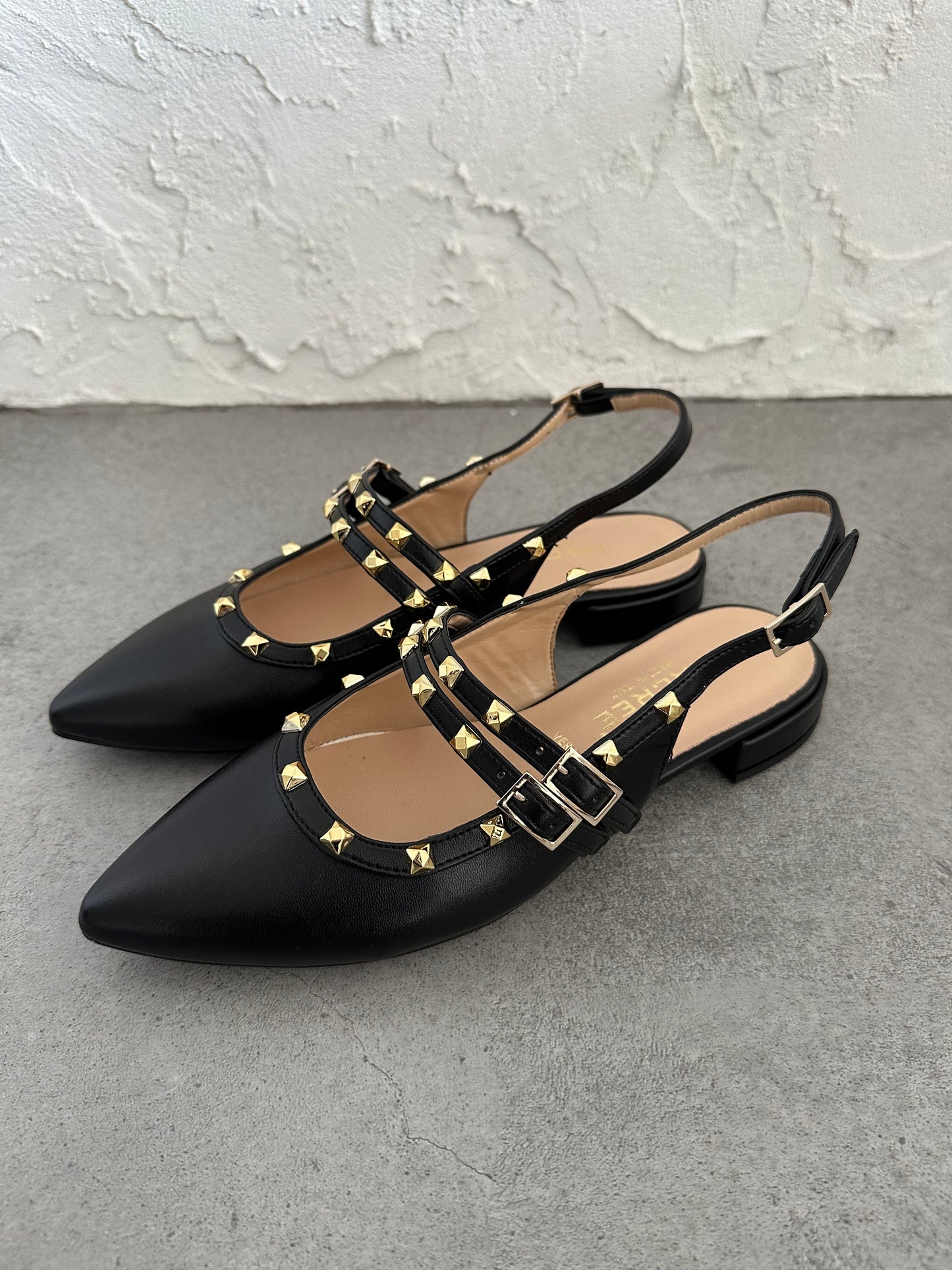 Slingback Nacrèe borchie cinturini