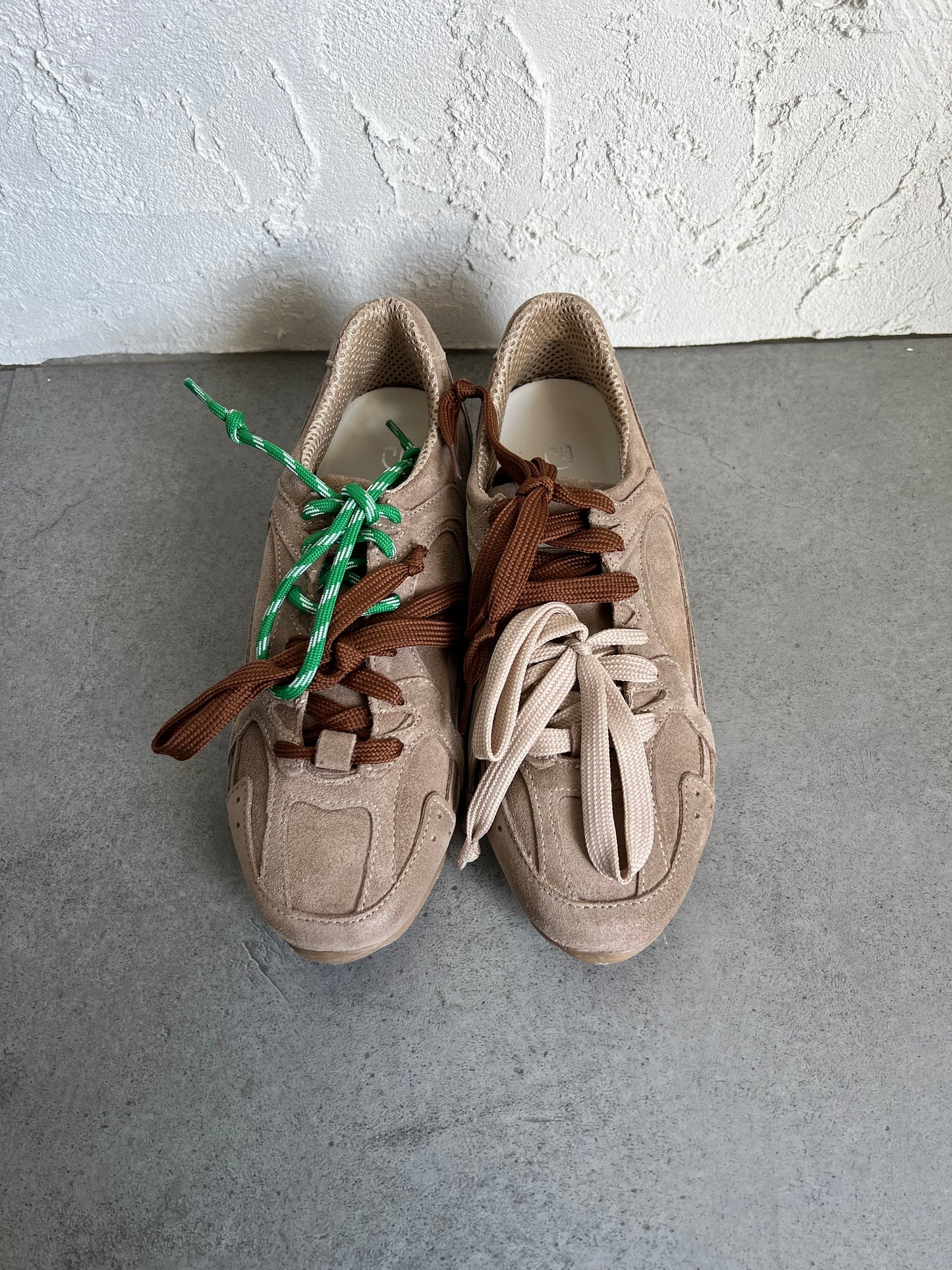 Sneakers suede Divine Follie taupe