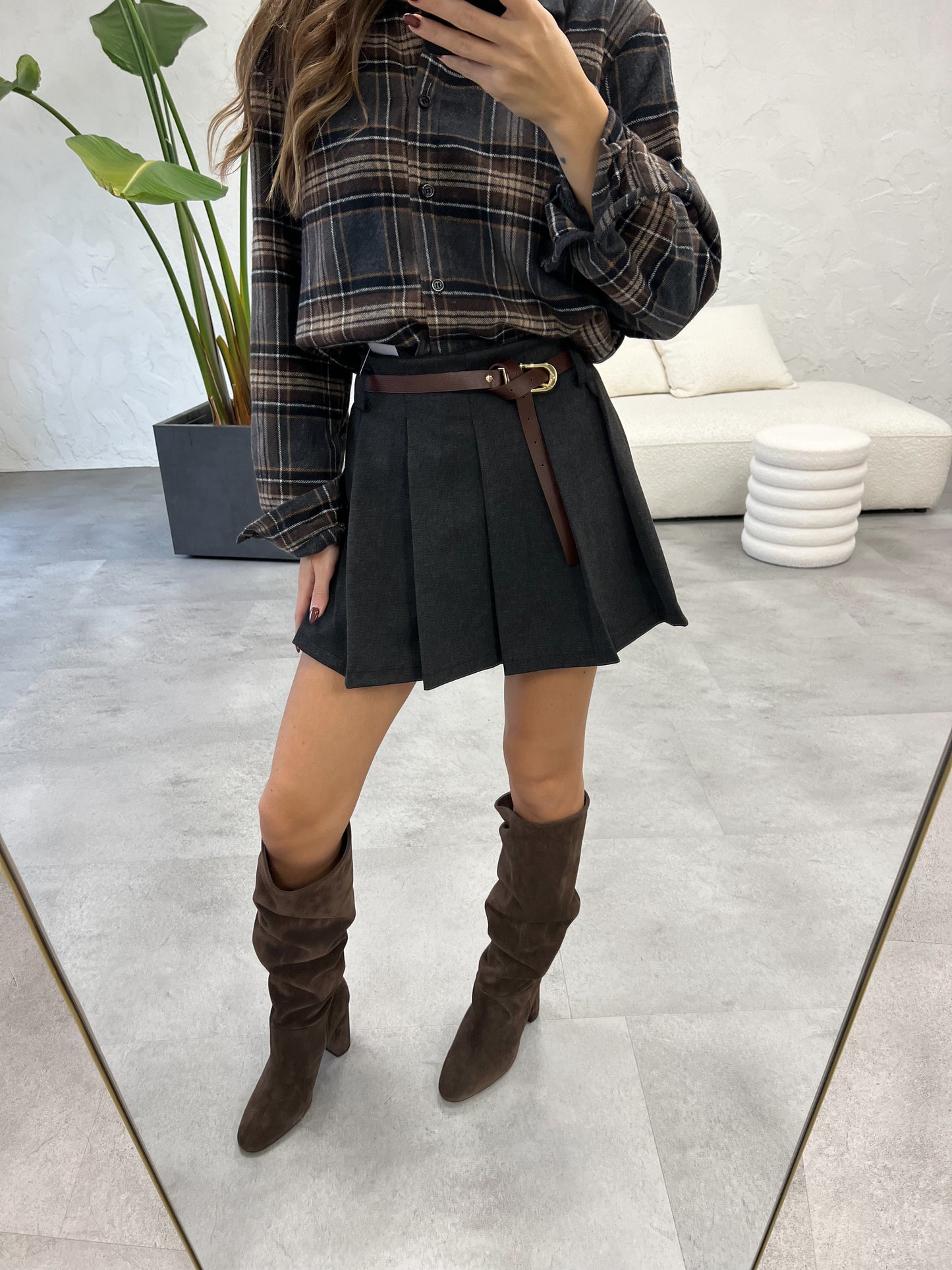 Gonna pantalone cintura