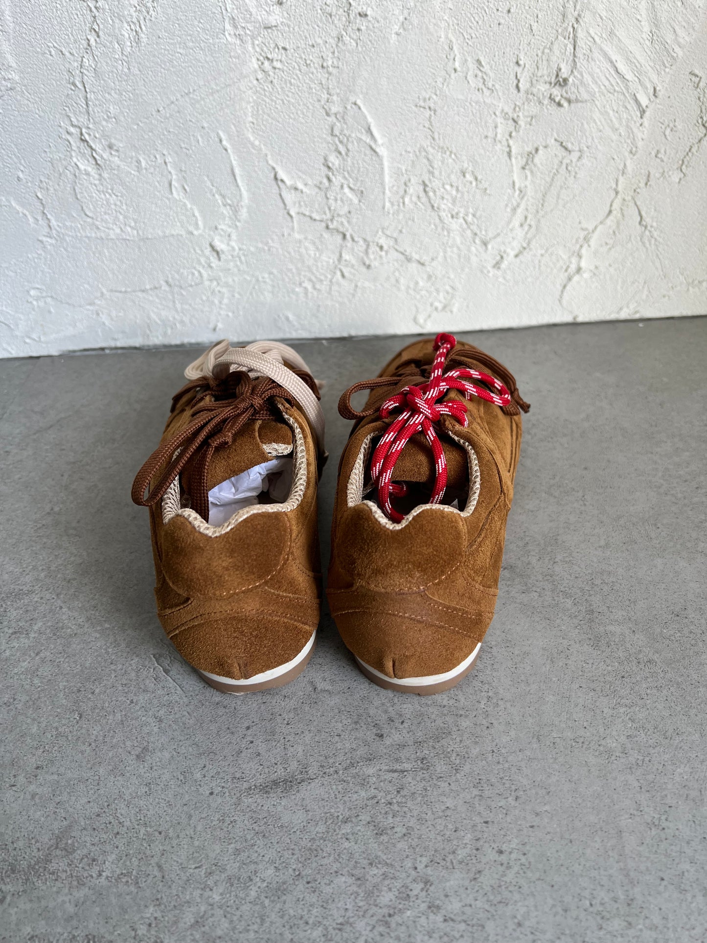 Sneakers suede Divine Follie cuoio