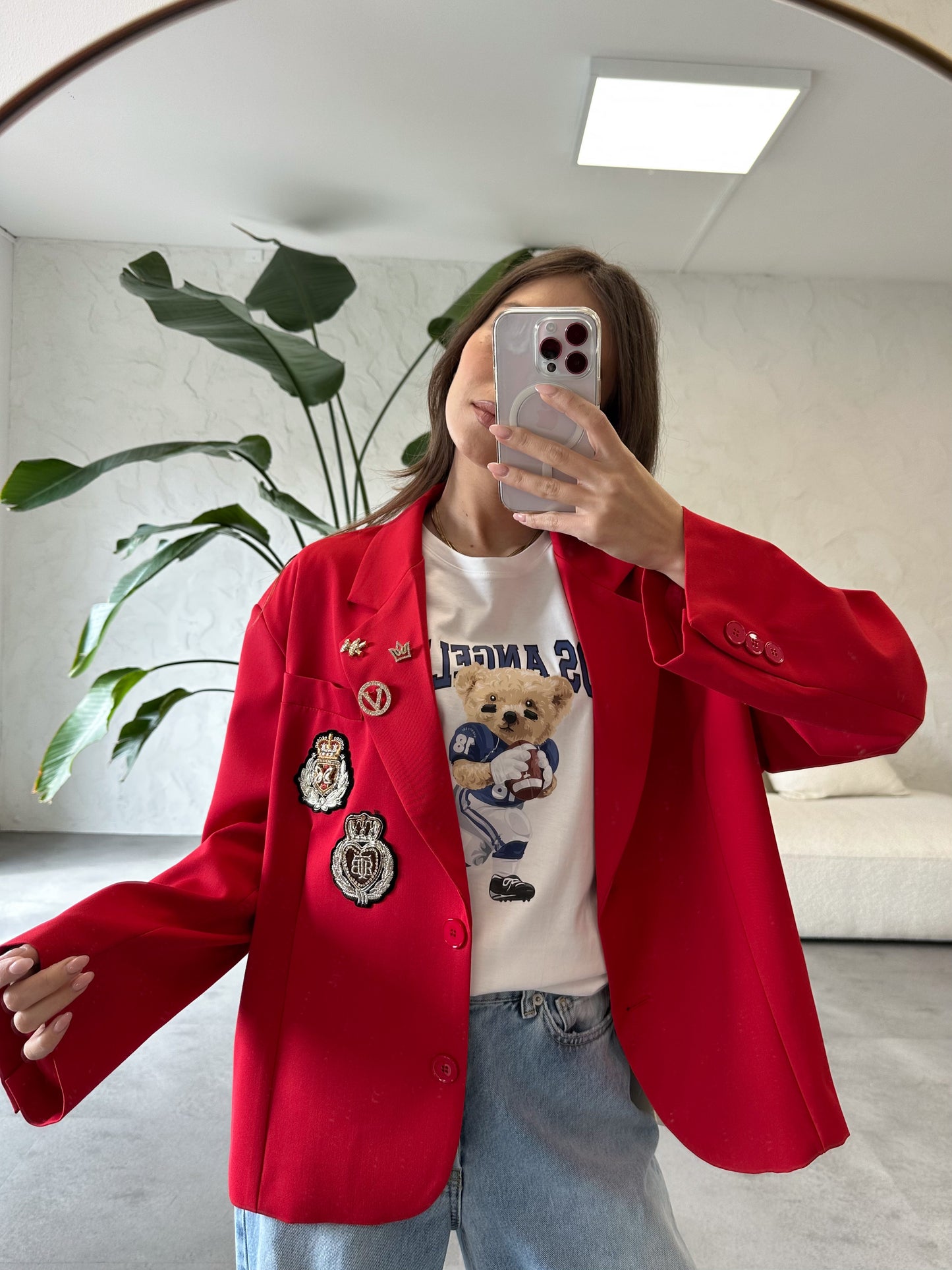 Giacca cropped spille Vicolo