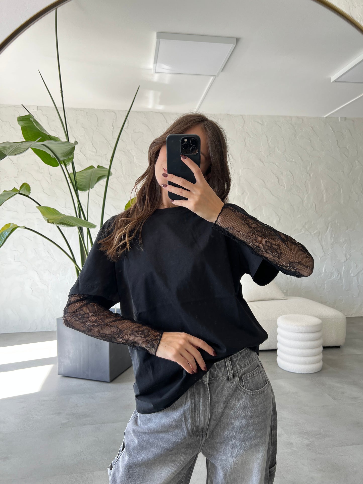 T-shirt pizzo