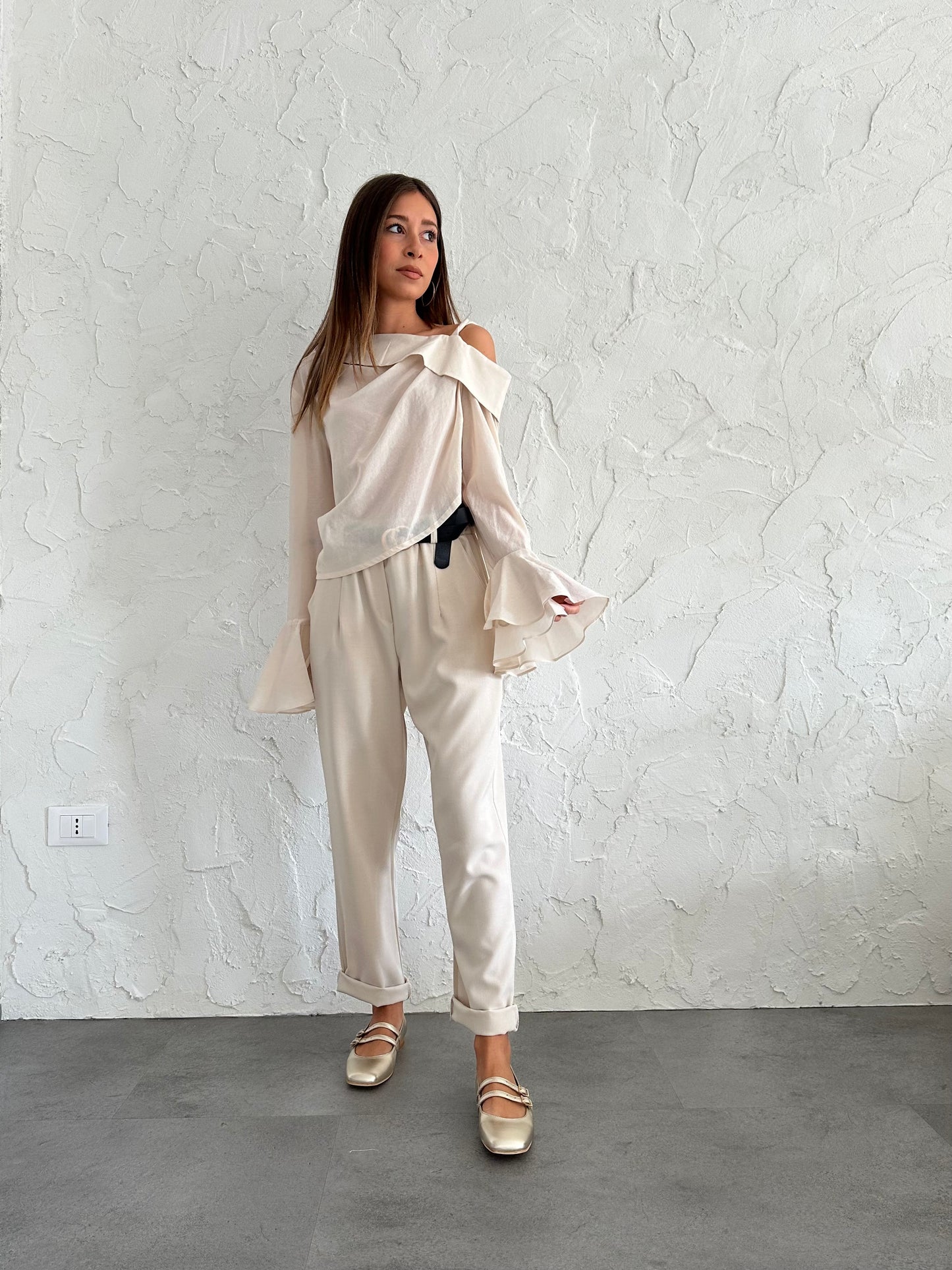 Camicia maniche voulant Eleh