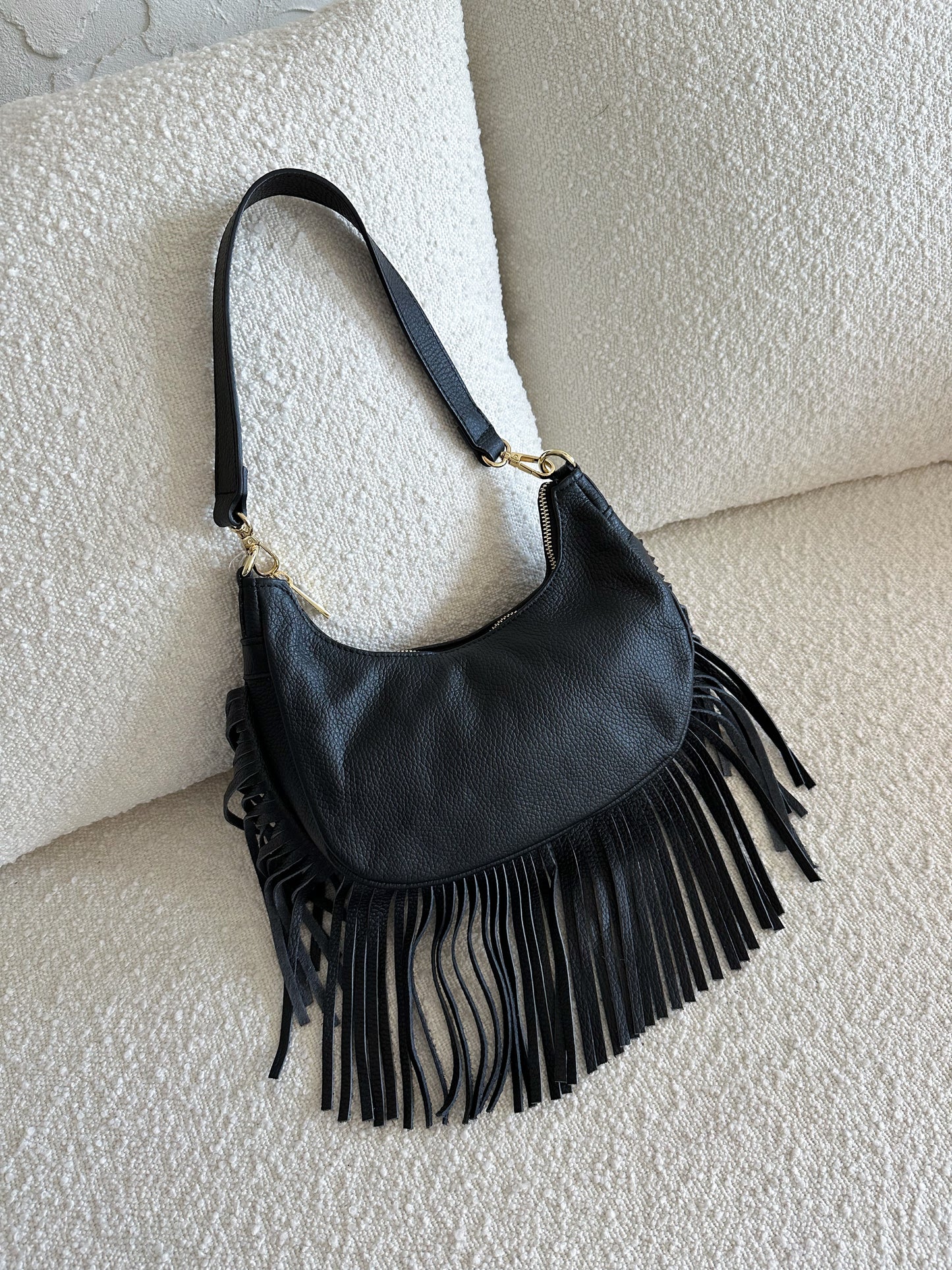 Borsa luna frange