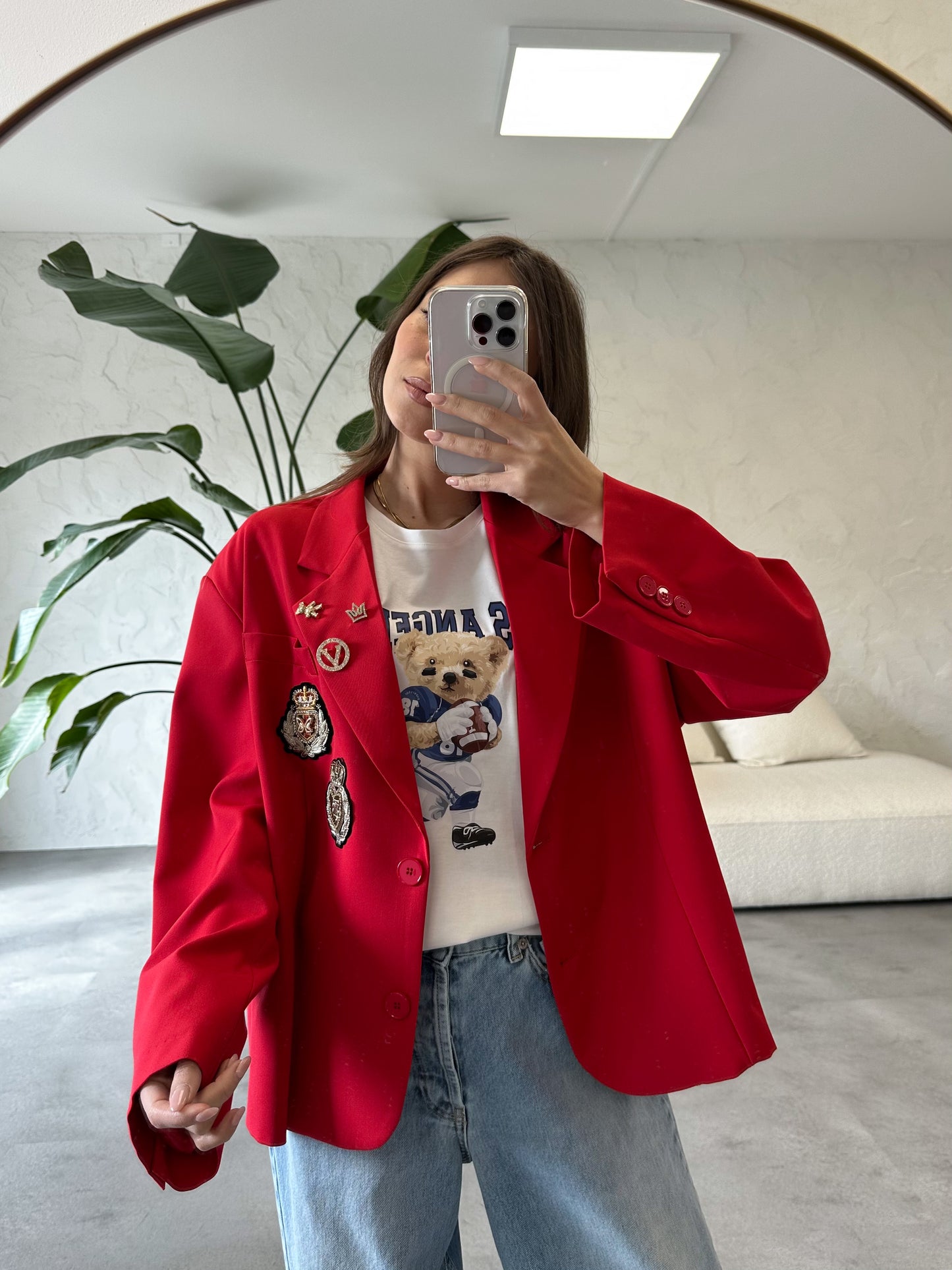 Giacca cropped spille Vicolo