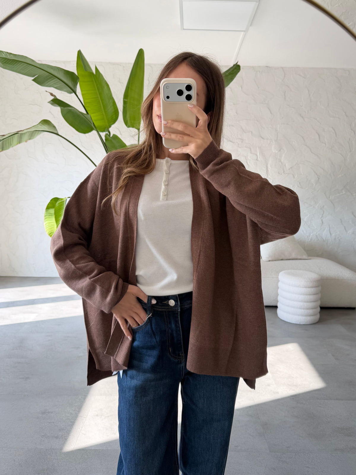Cardigan aperto