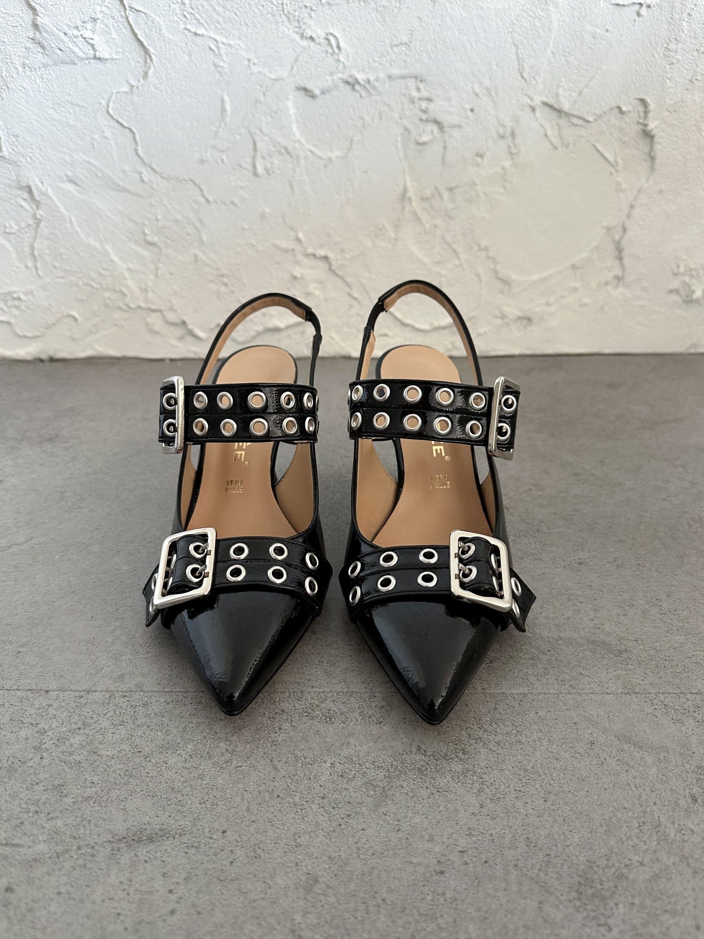 Chanel doppia fibbia Nacrèe nero