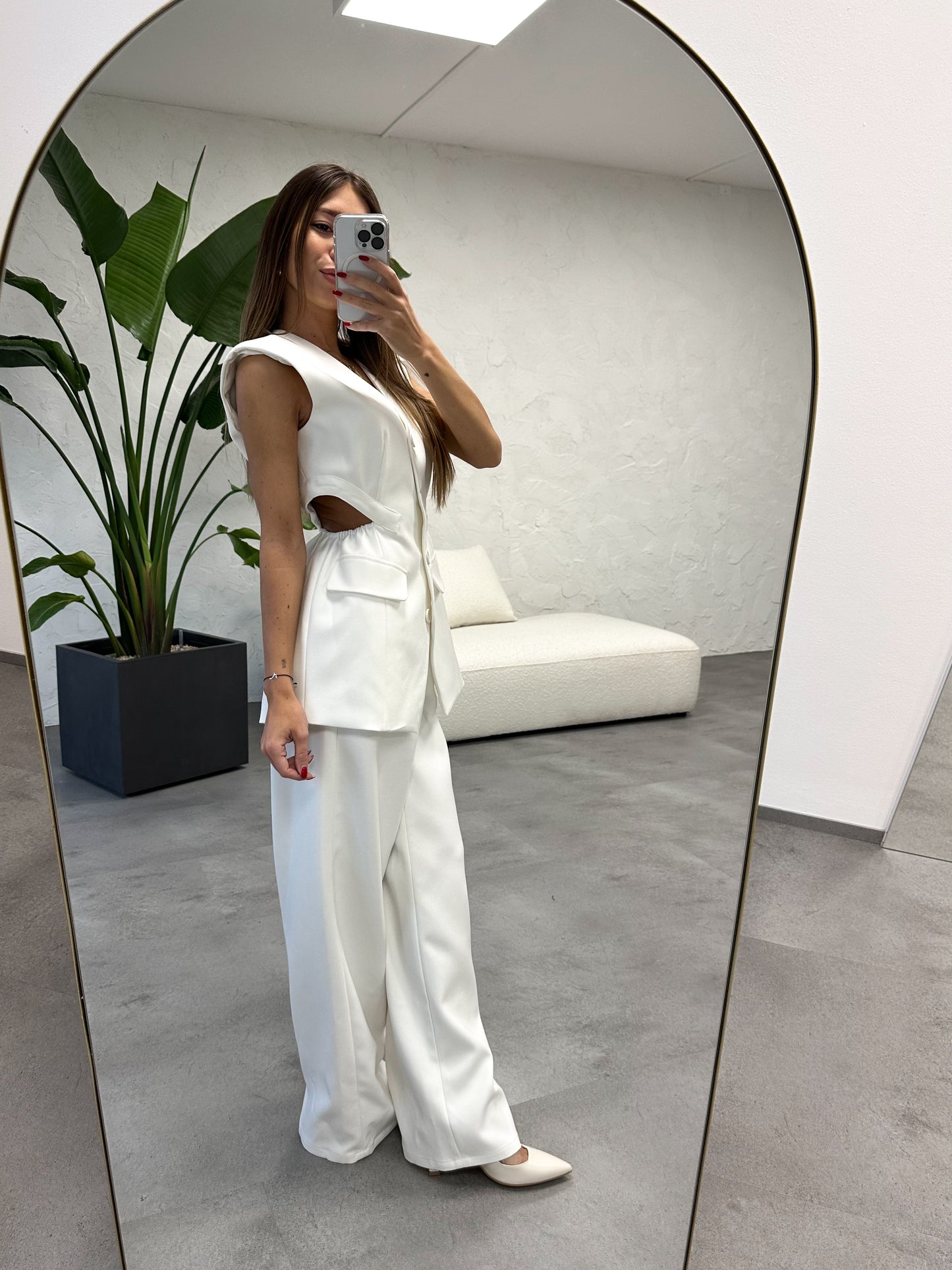 Pantalone bianco Eleh