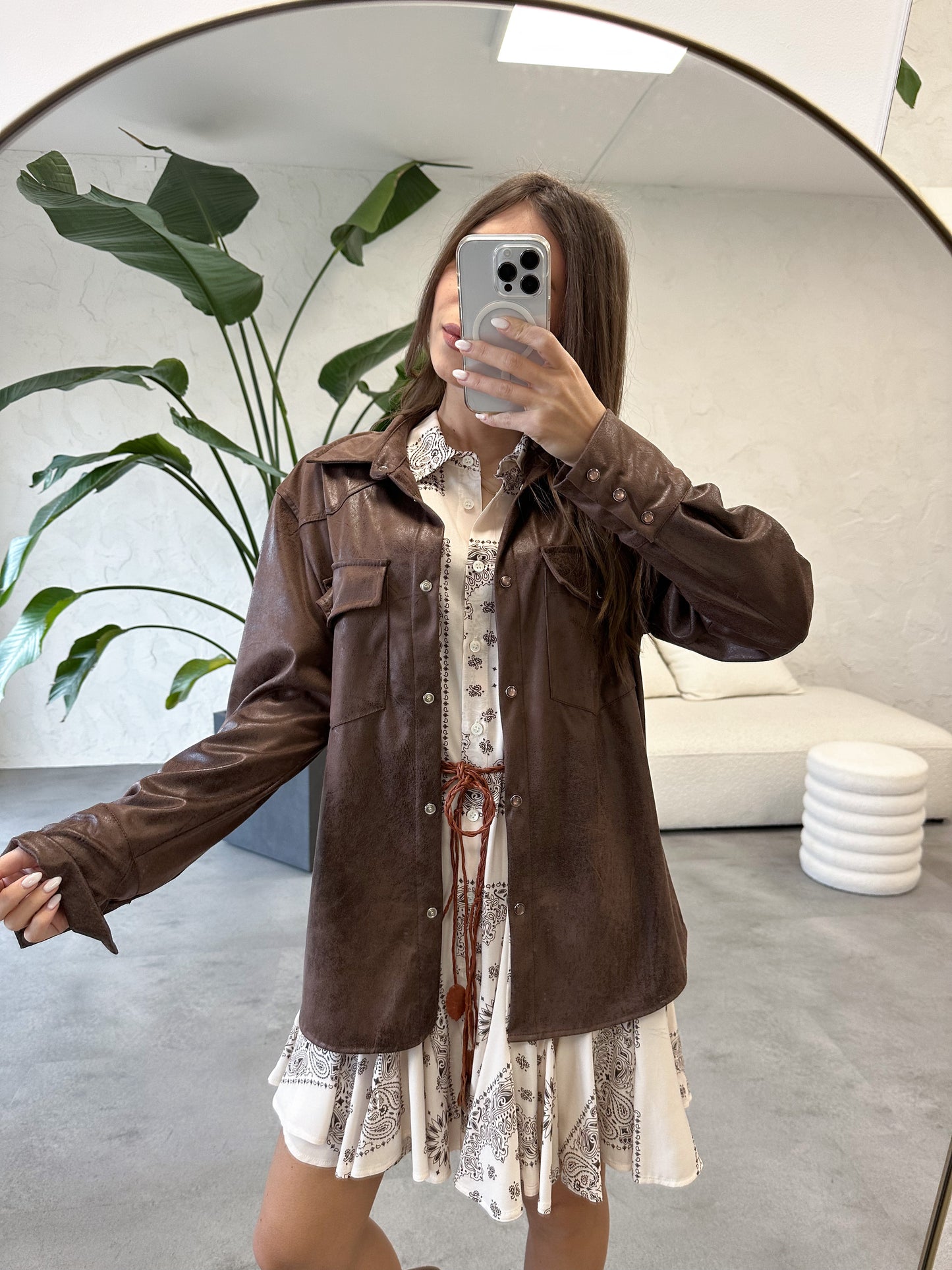Camicia brown Vicolo