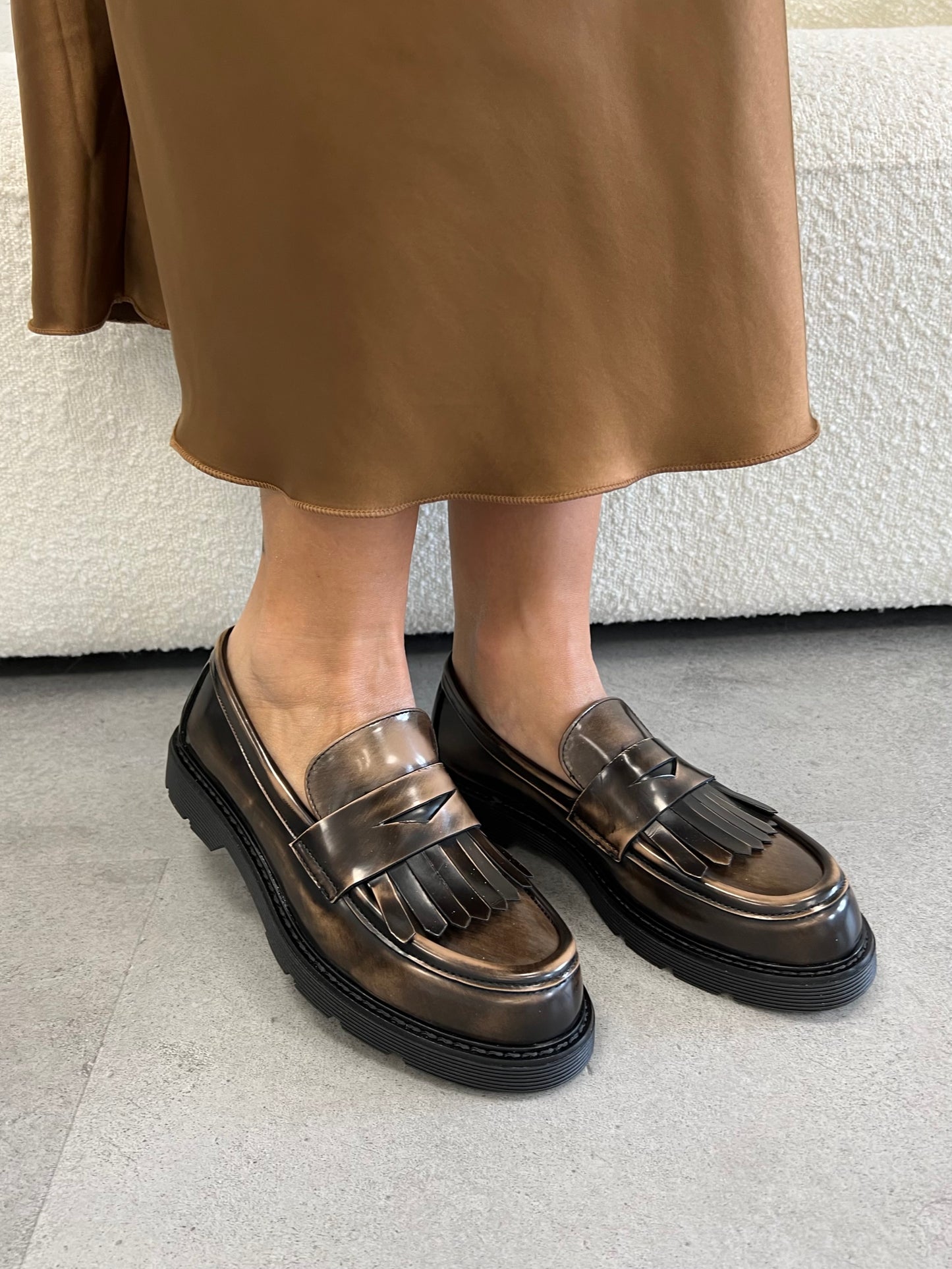 Mocassino spazzolato Nacrèe
