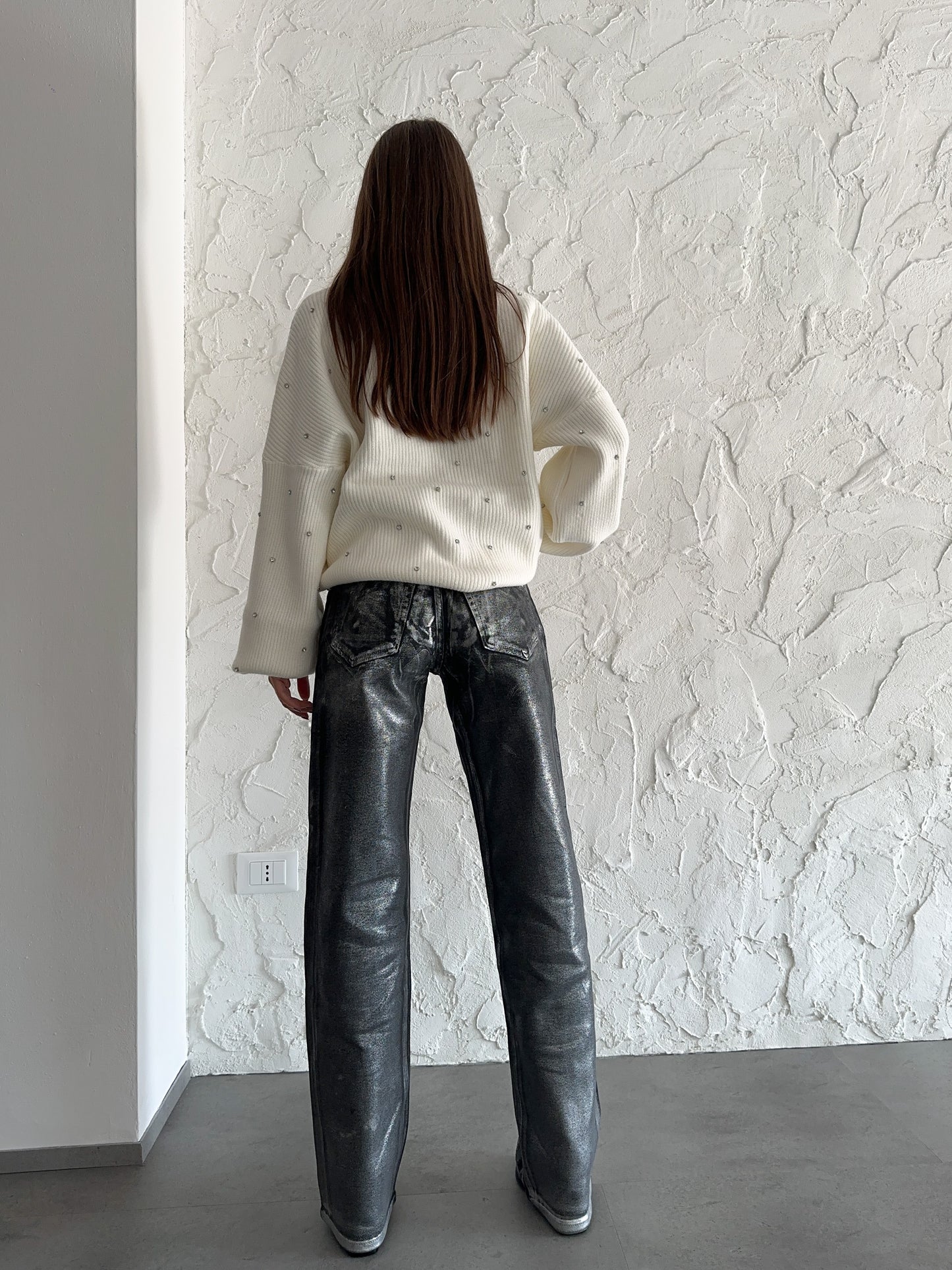 Jeans spalmato