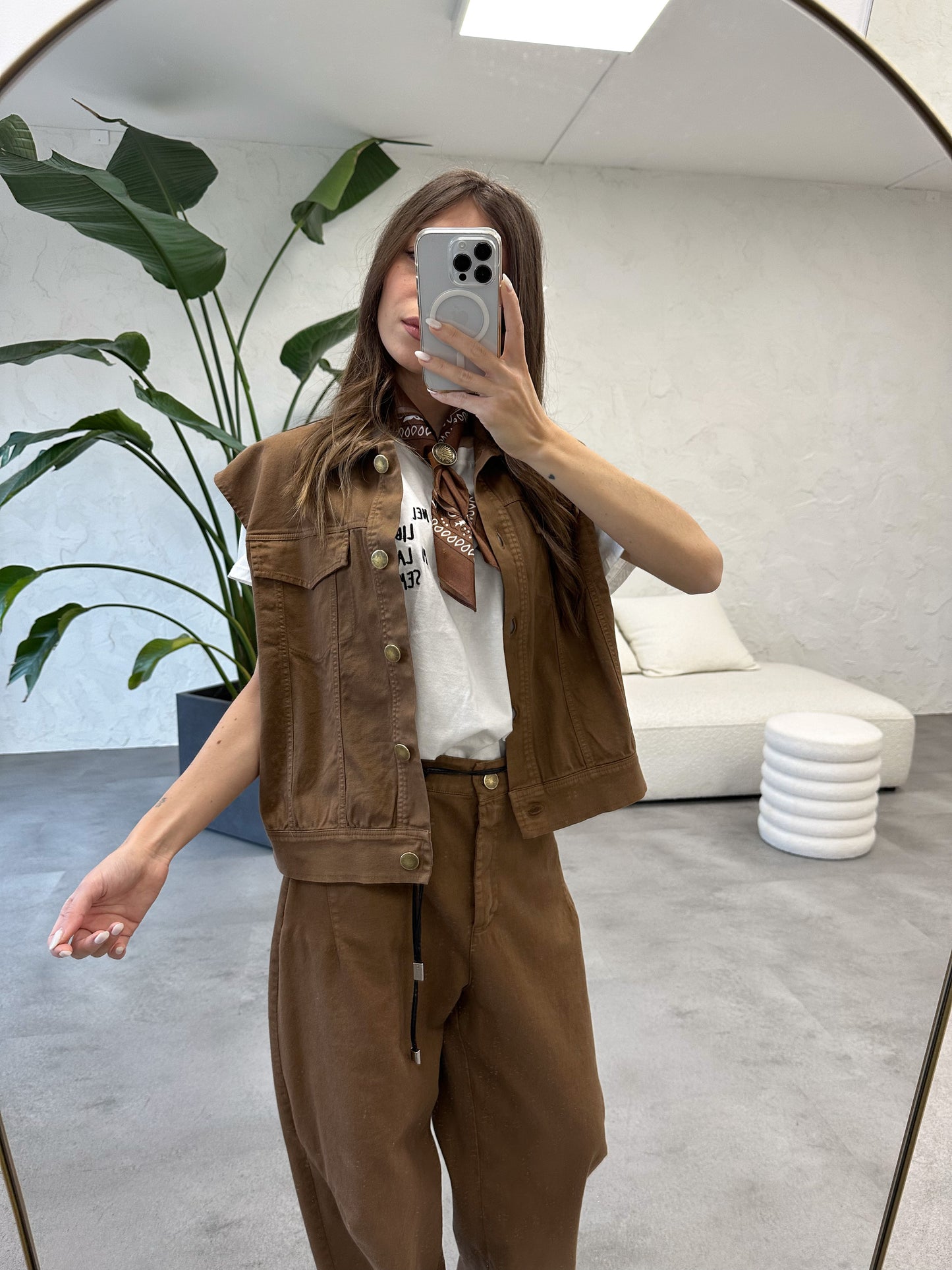 Gilet Tabacco Vicolo