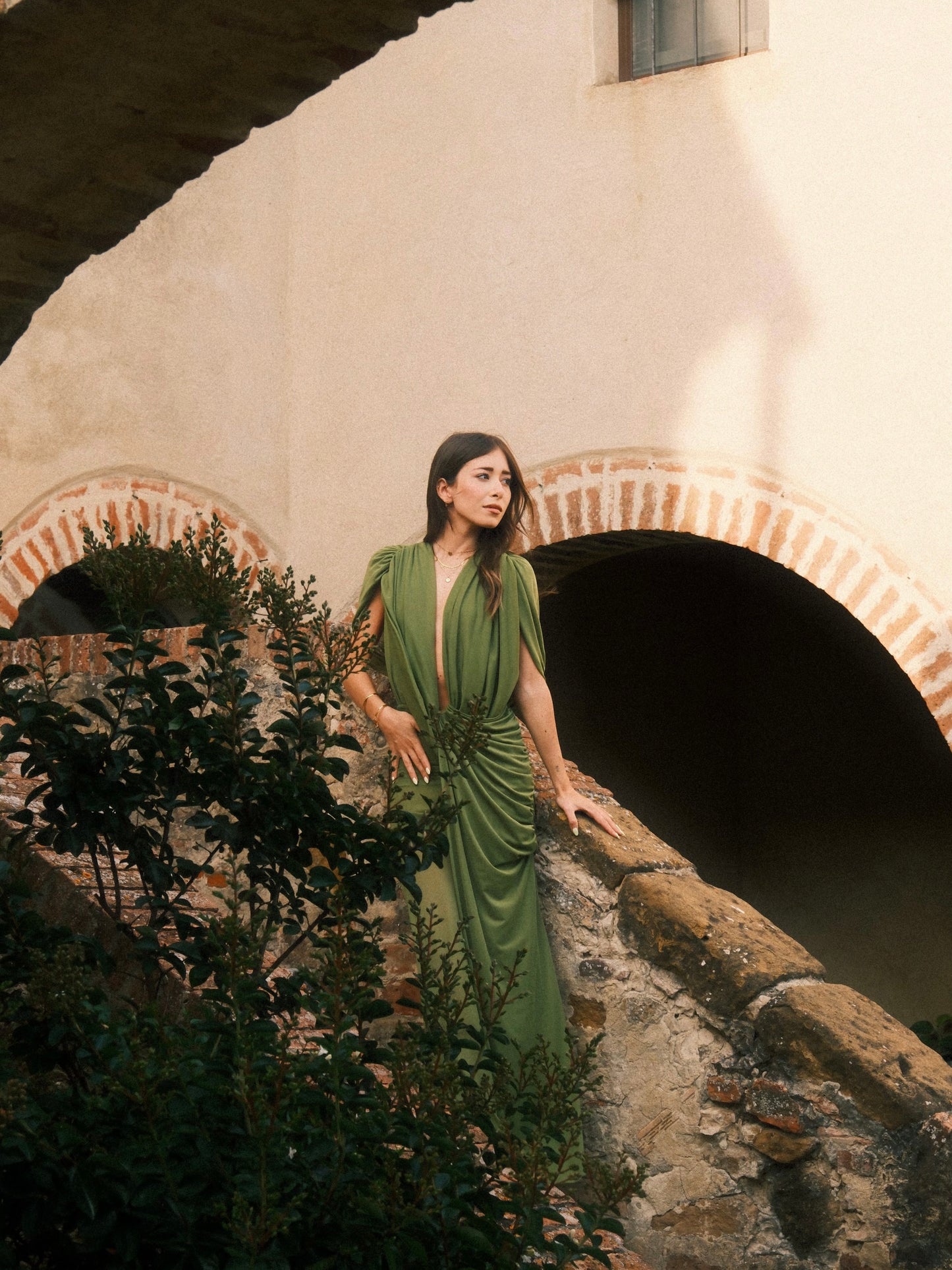 Abito tulle verde