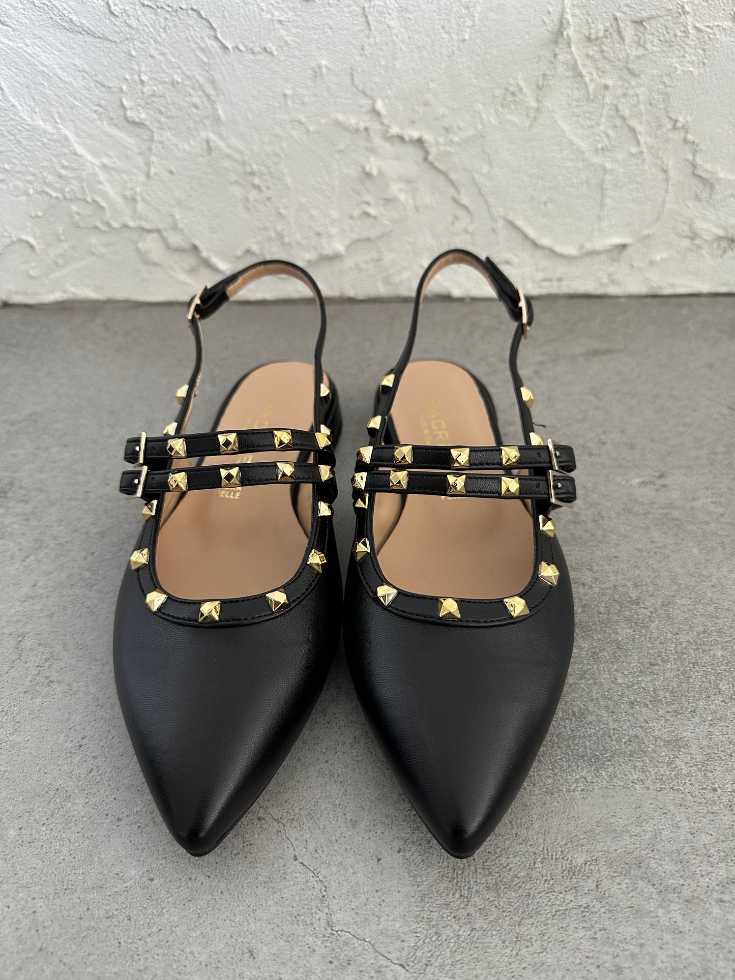 Slingback Nacrèe borchie cinturini
