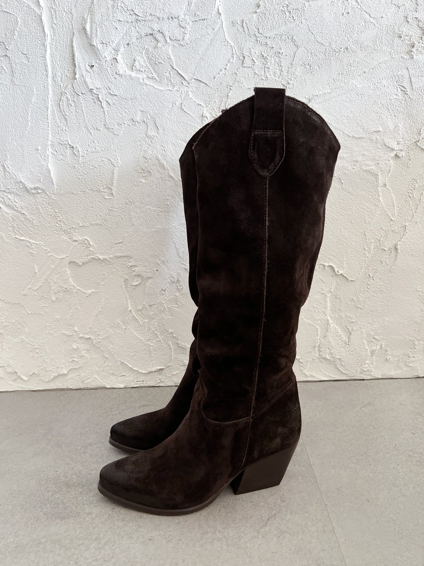 Texano scamosciato chocolate