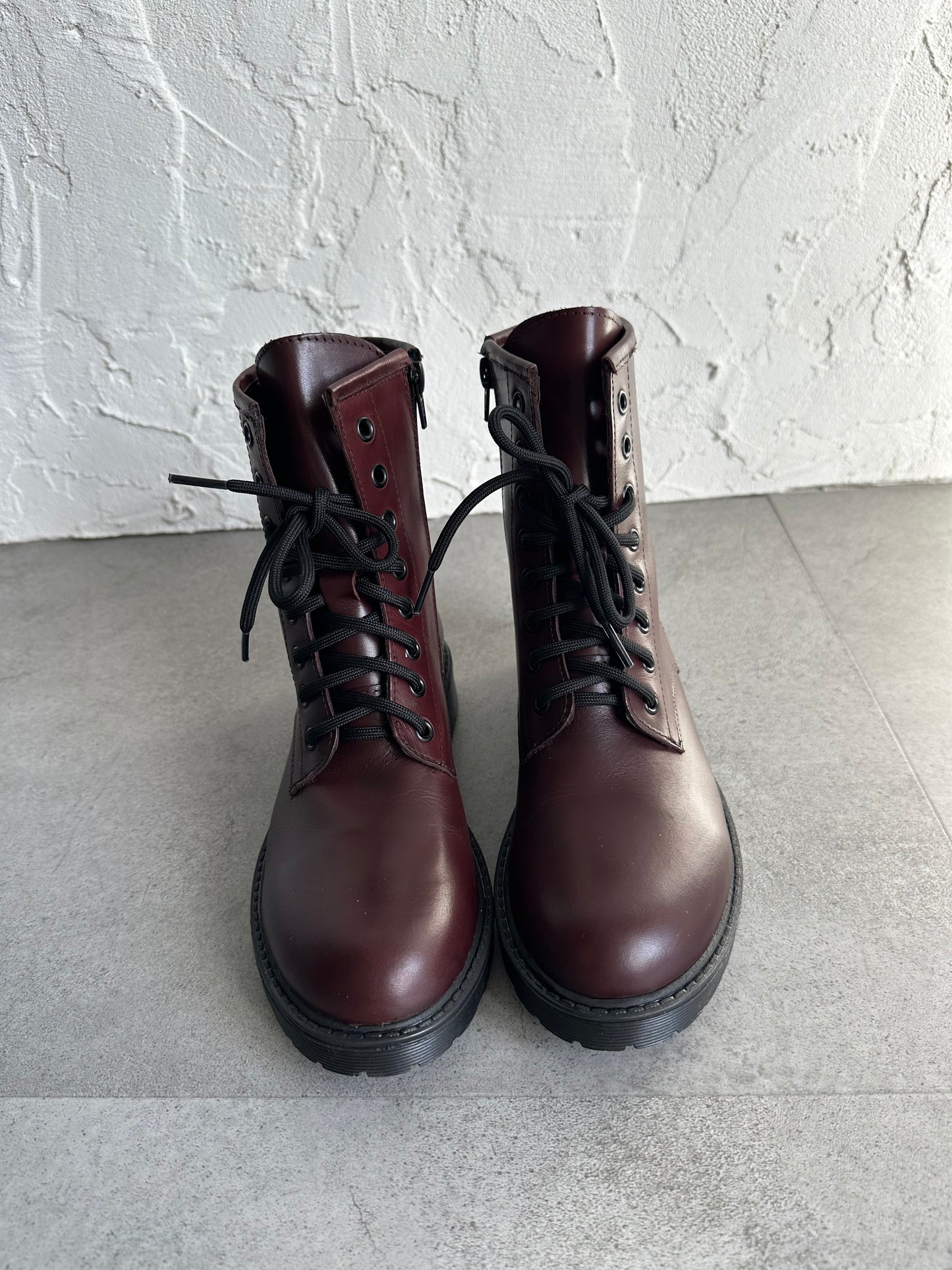 Anfibio vera pelle bordeaux