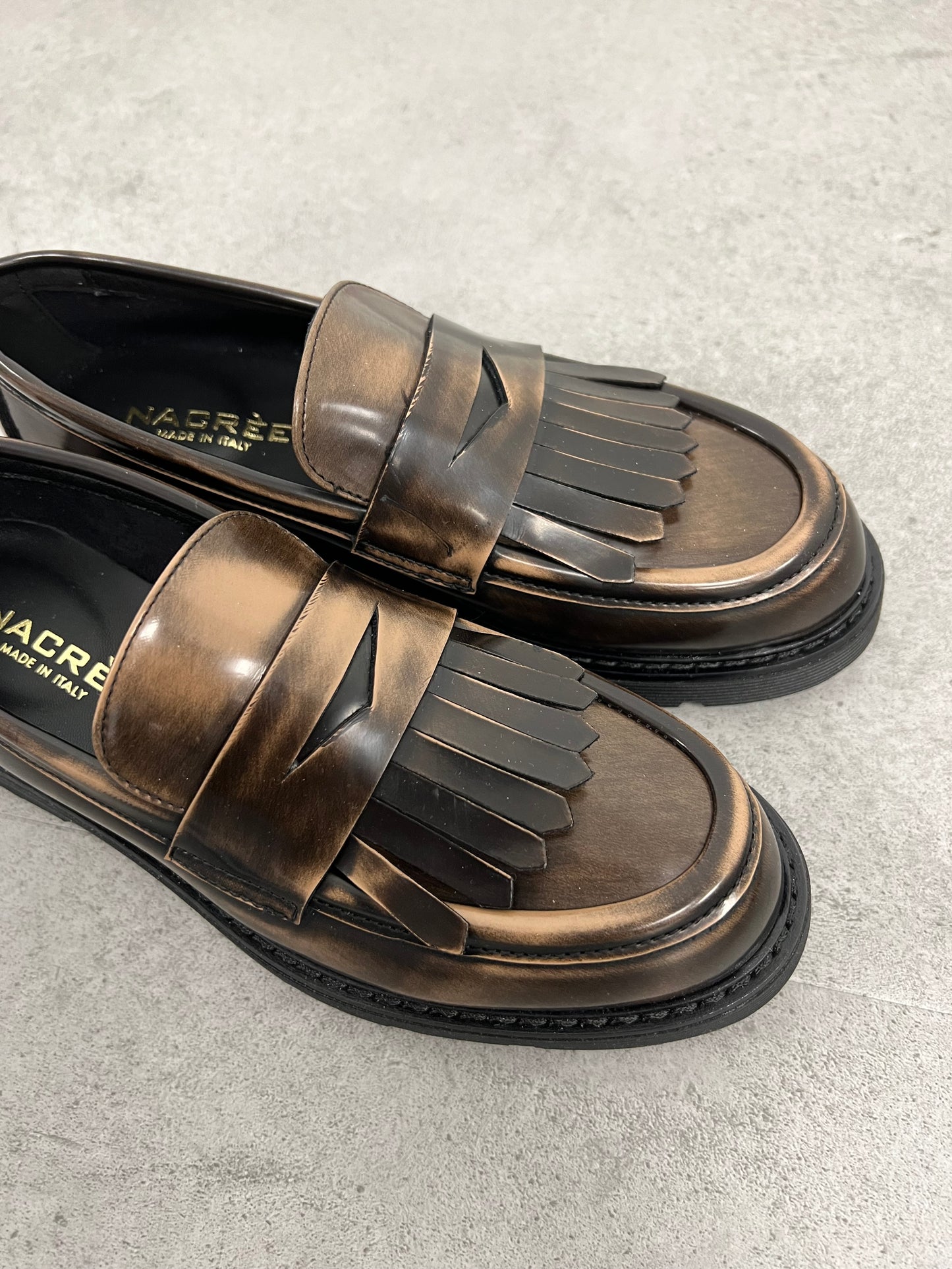Mocassino spazzolato Nacrèe
