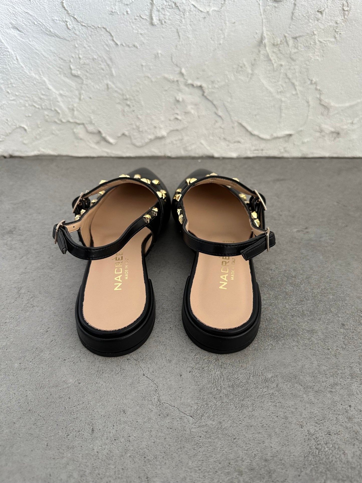 Slingback Nacrèe borchie cinturini