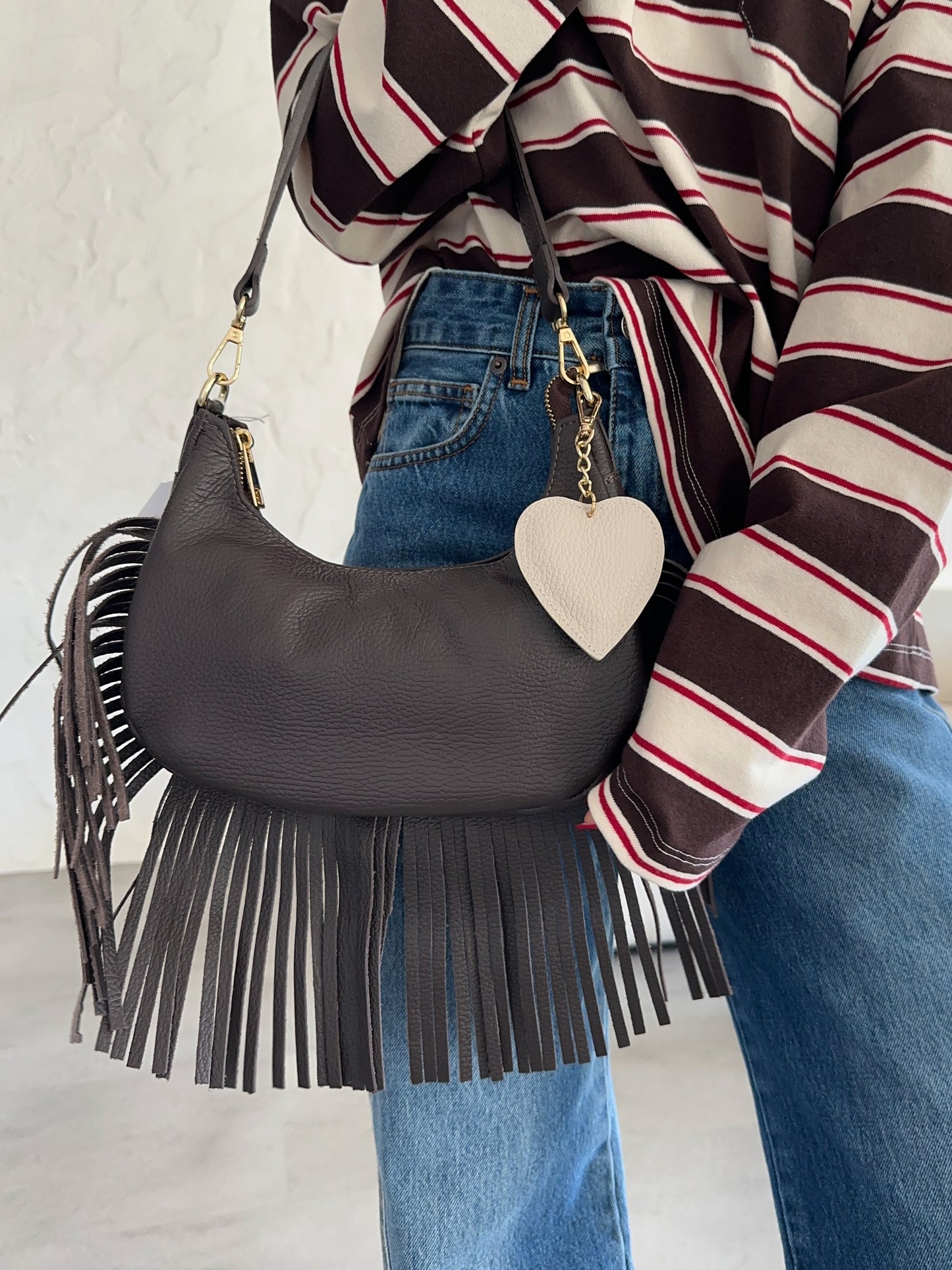 Borsa luna frange