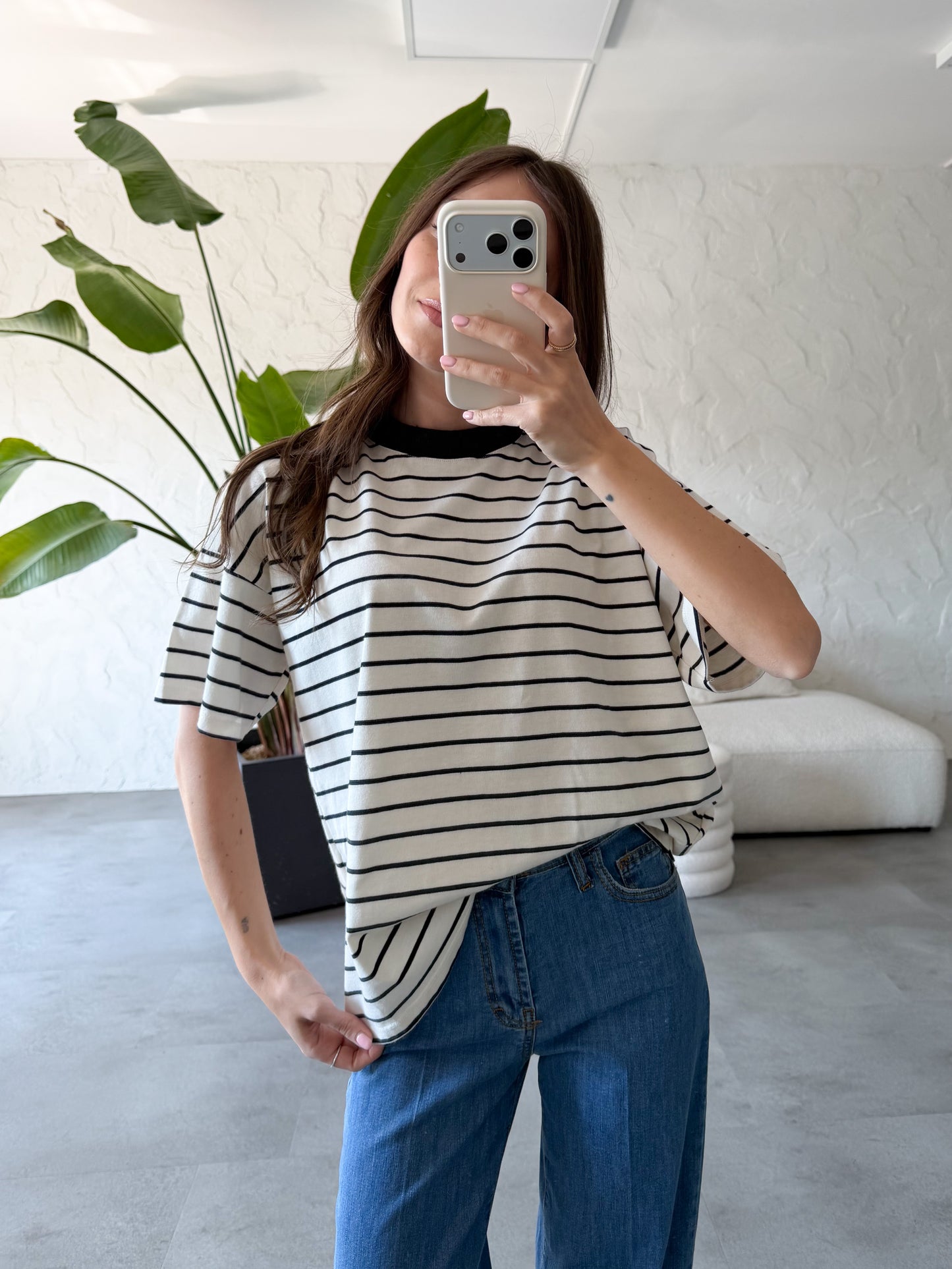 T-shirt righe Vicolo