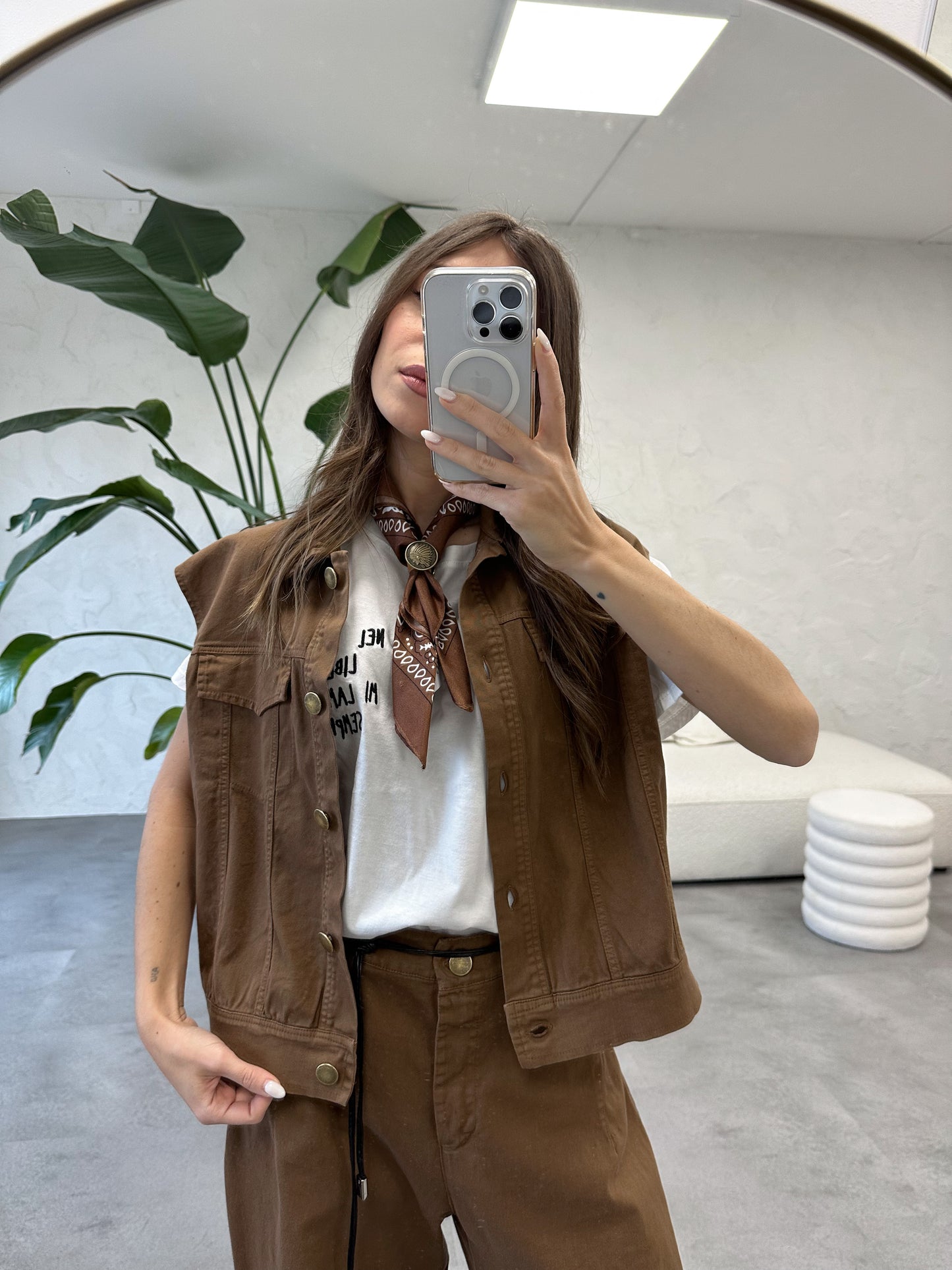 Gilet Tabacco Vicolo