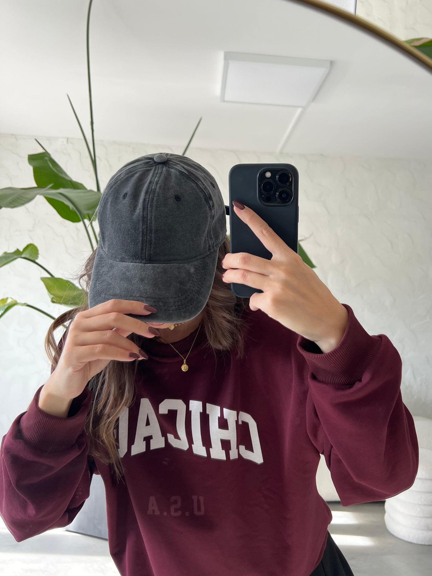 Cappello effetto slavato