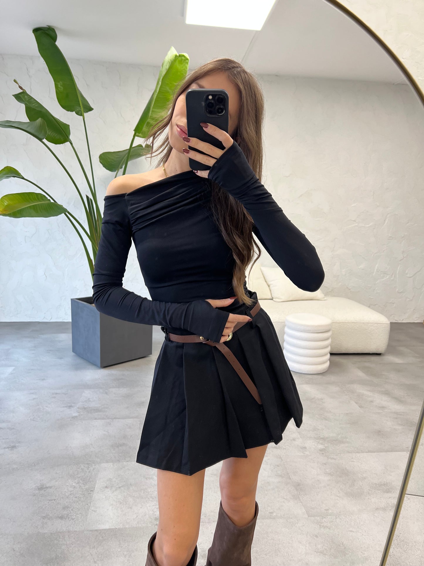 Gonna pantalone cintura