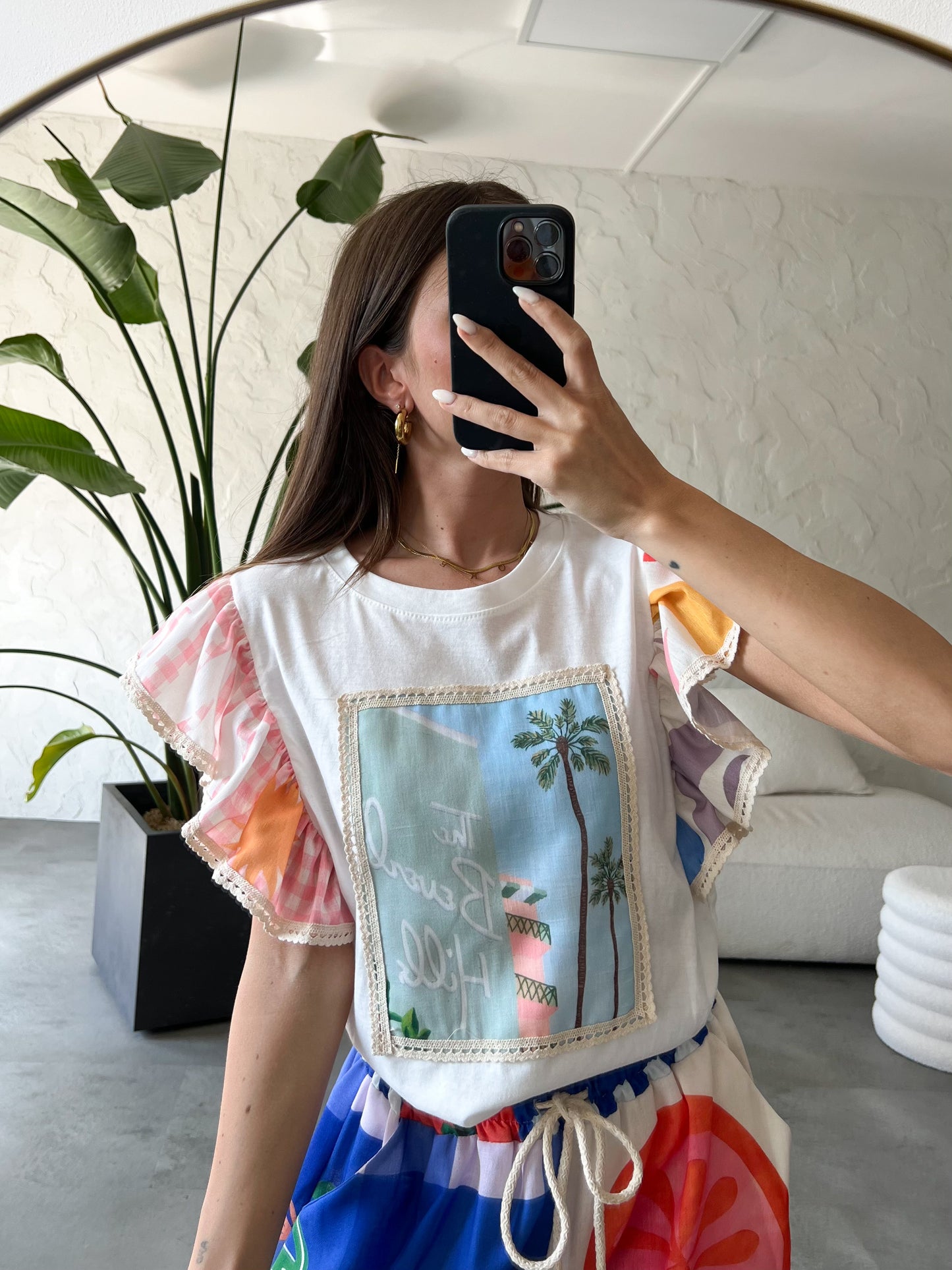 T-shirt voulant