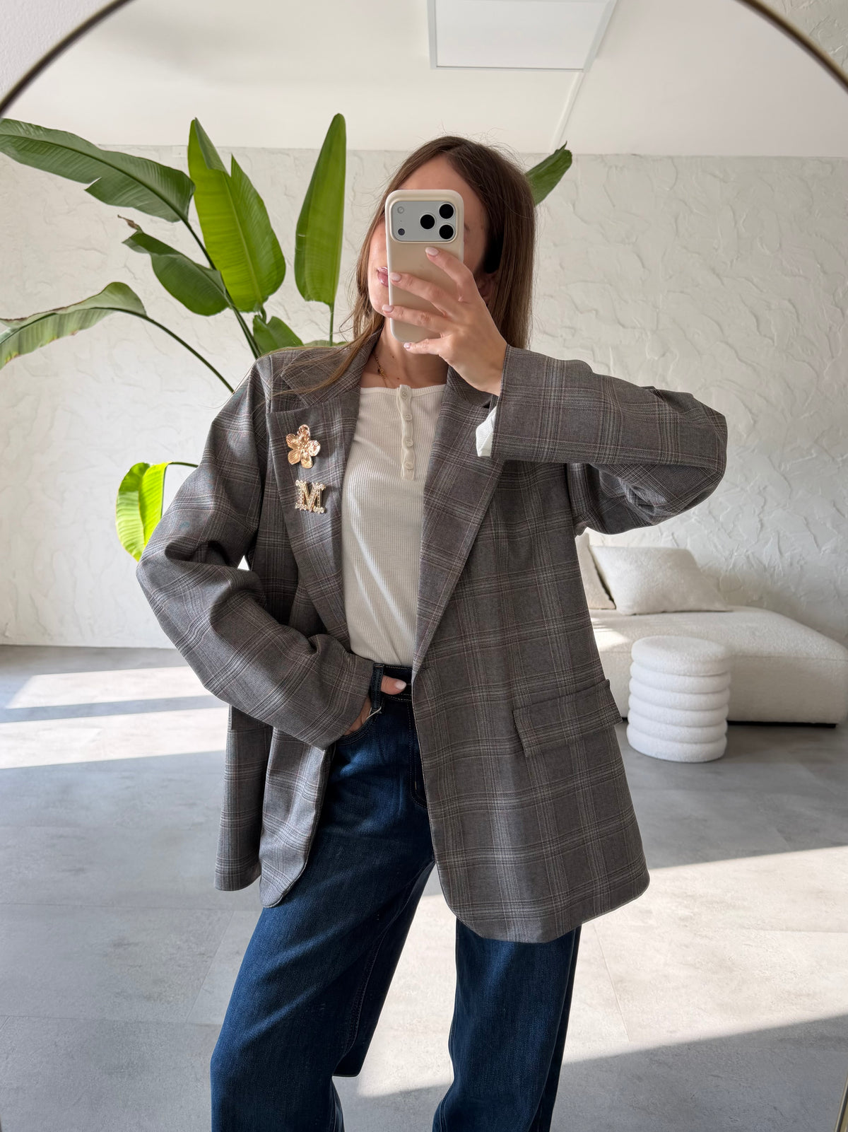 Giacca tartan
