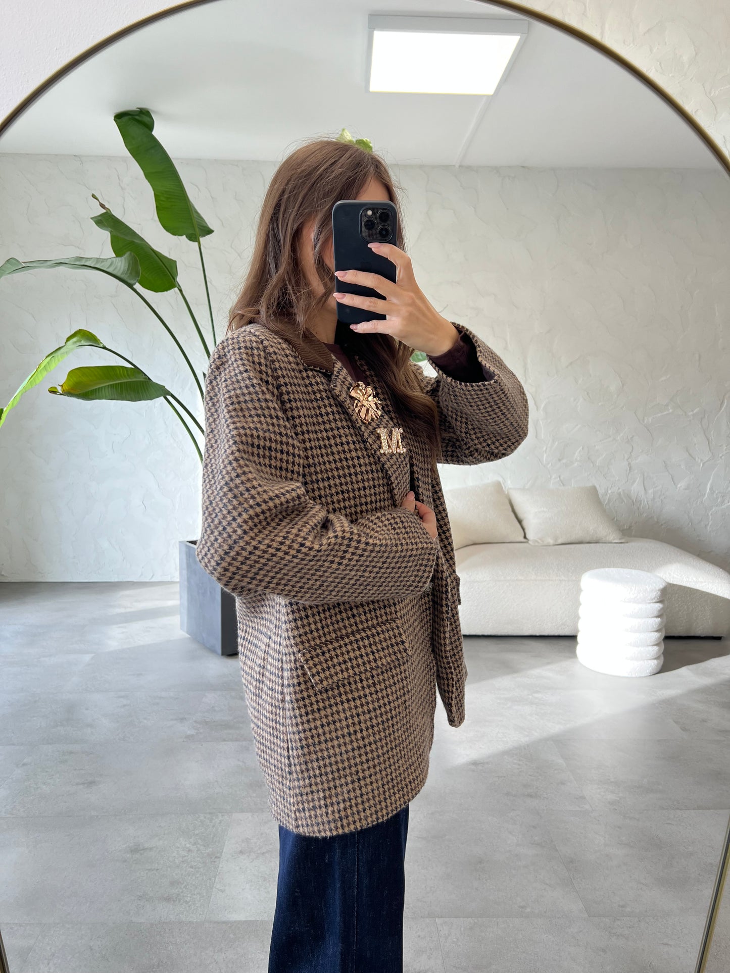 Giacca collo a contrasto