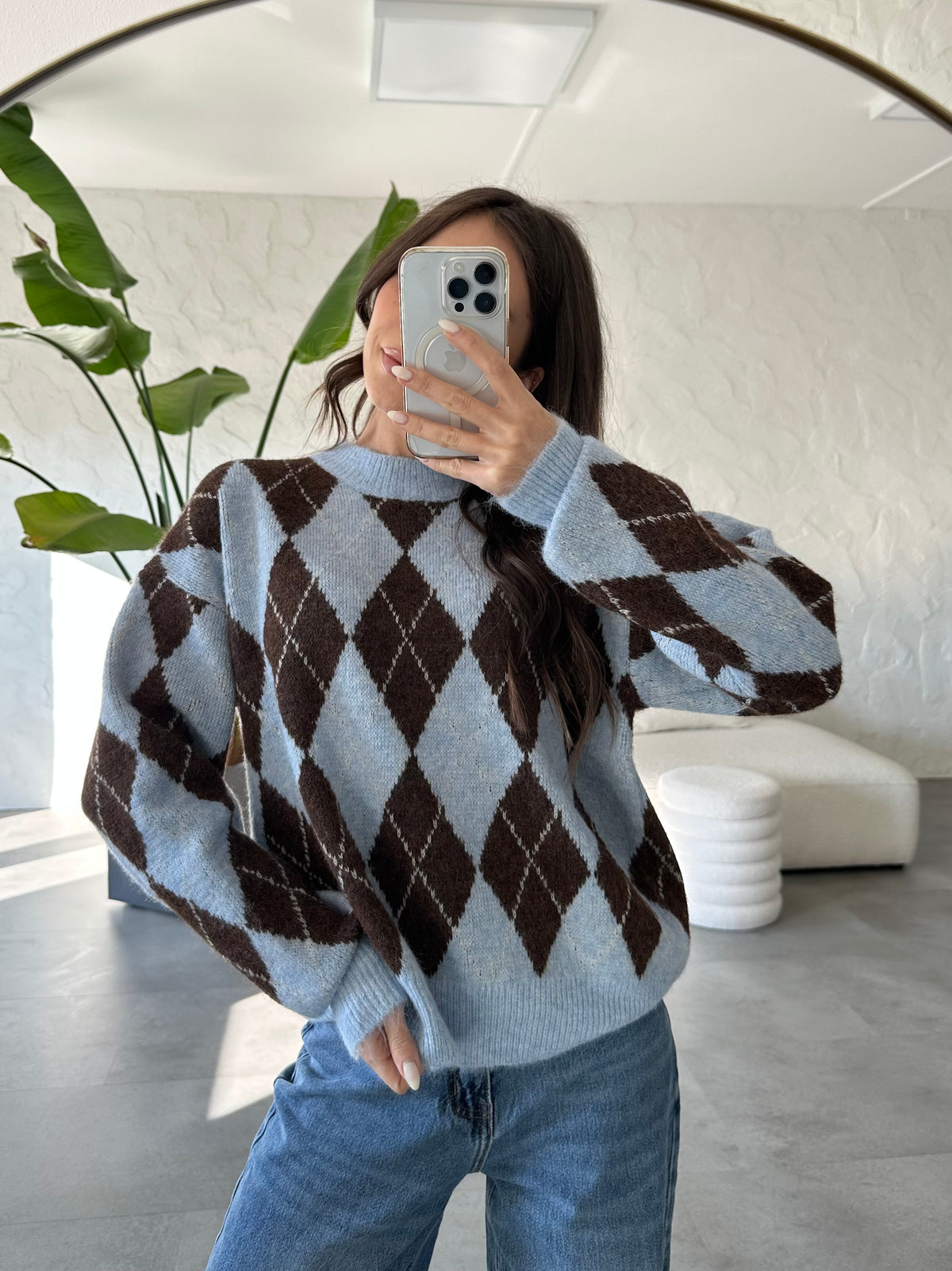 Maglione rombi