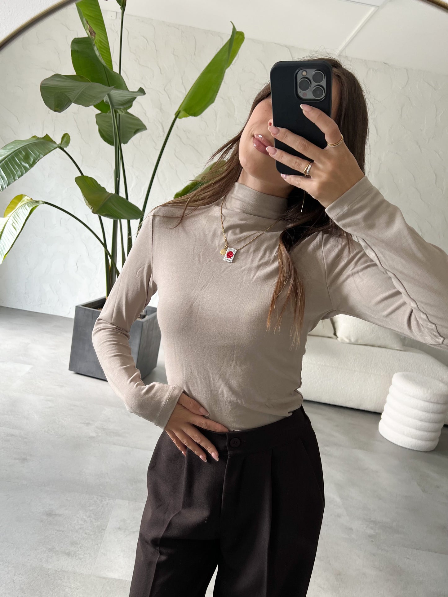 Maglia basic collo