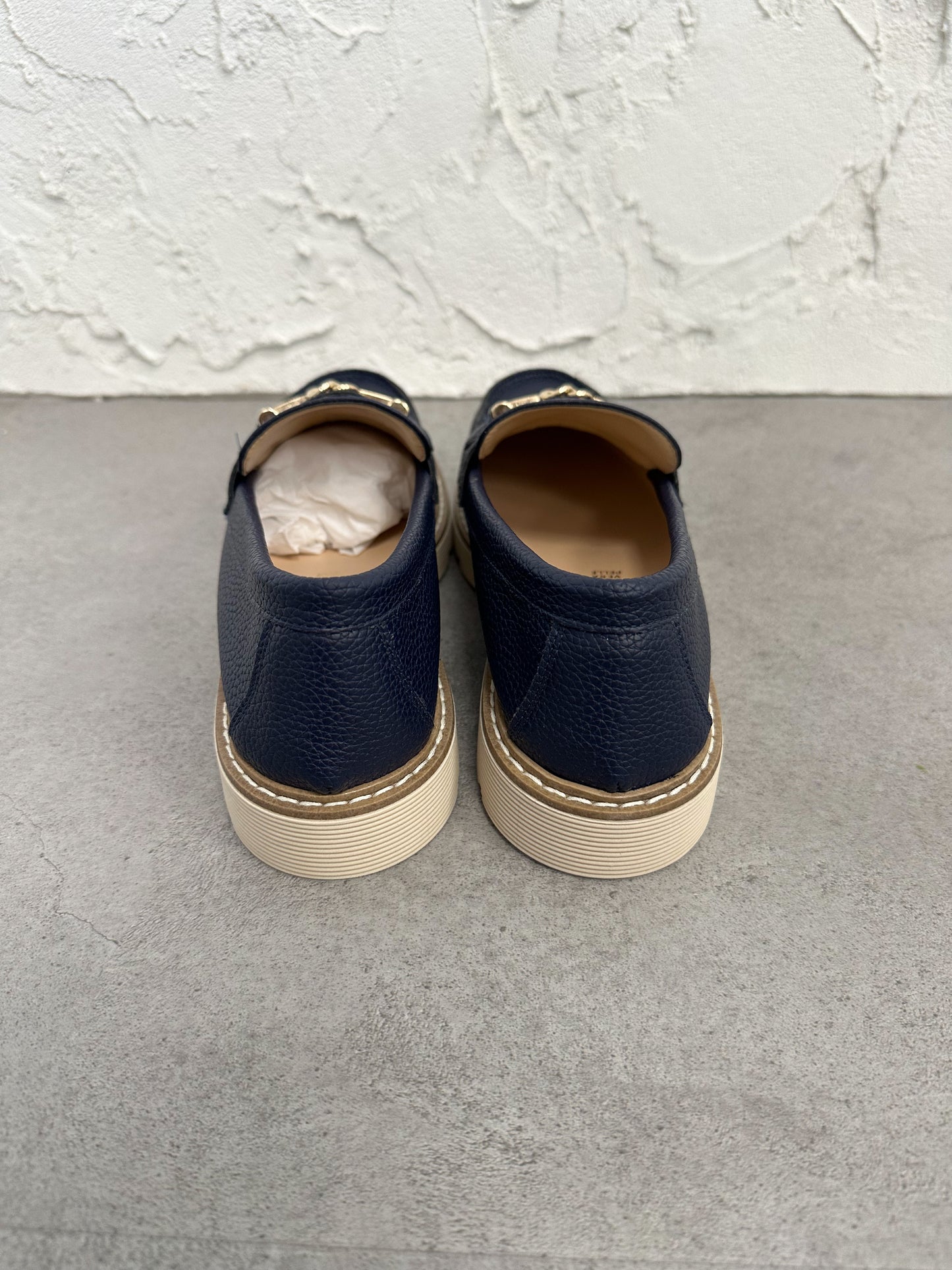 Mocassino vanity blu