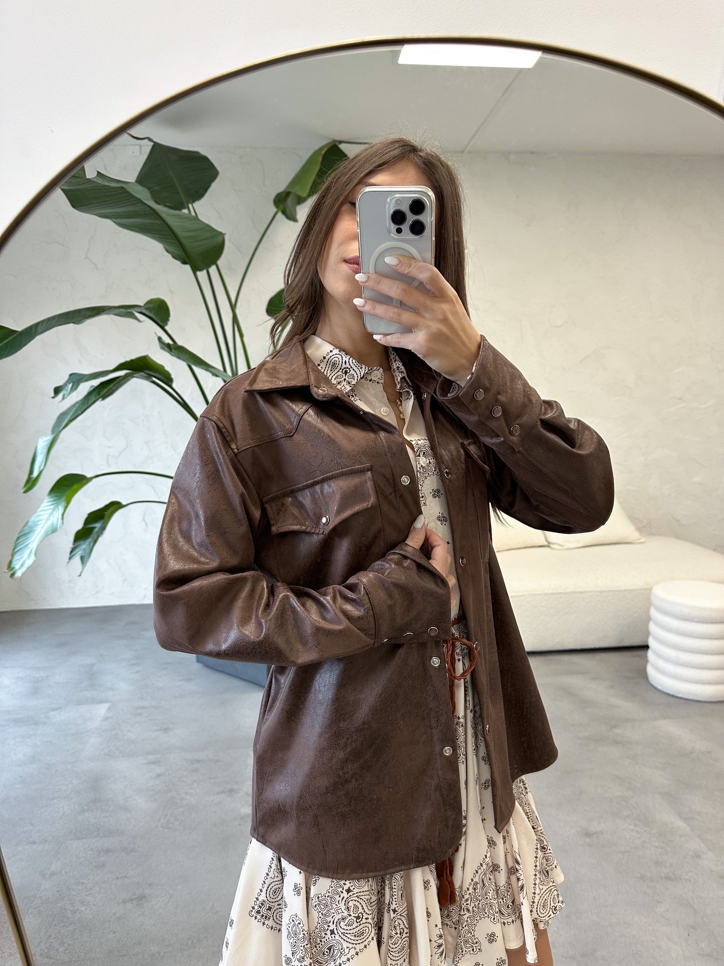 Camicia brown Vicolo
