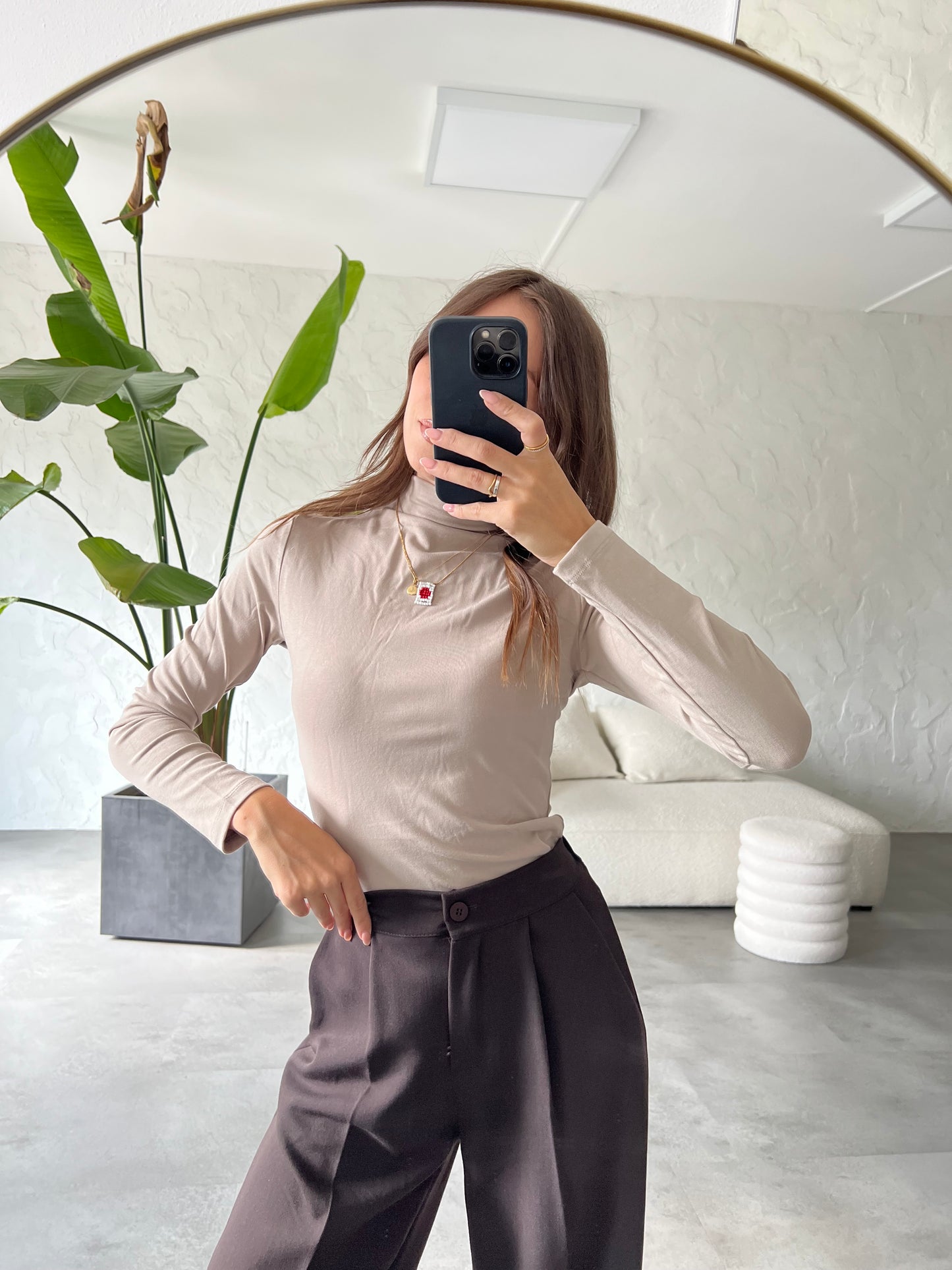 Maglia basic collo