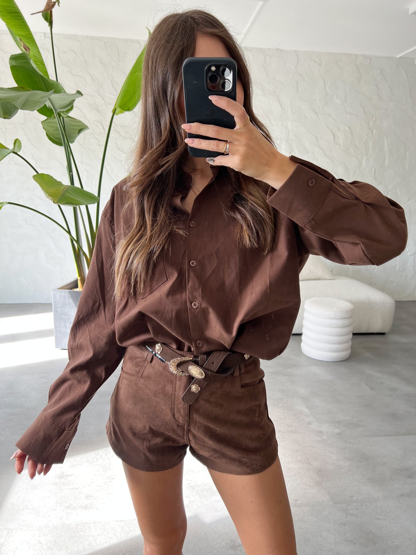 Camicia brown