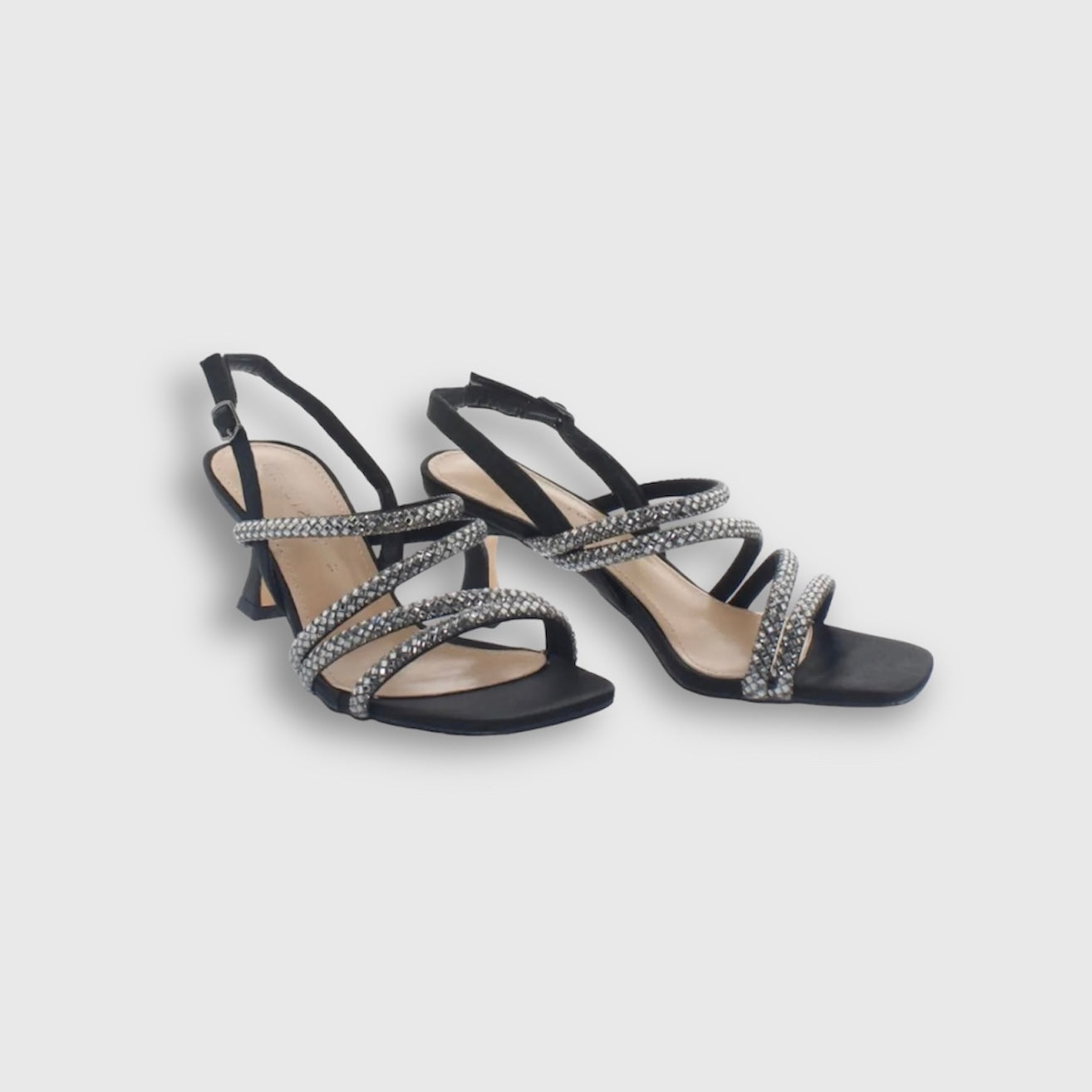 Sandalo gioiello satin