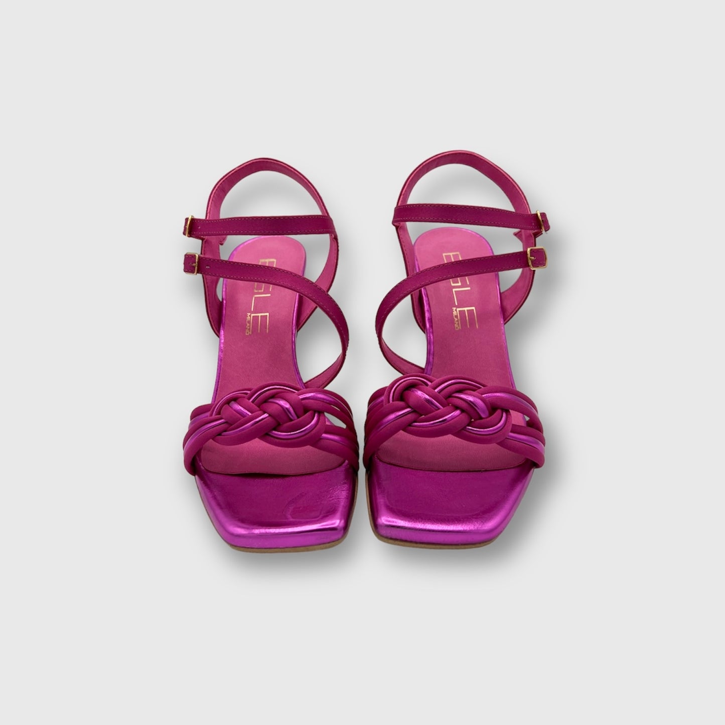 Sandalo raso fuxia