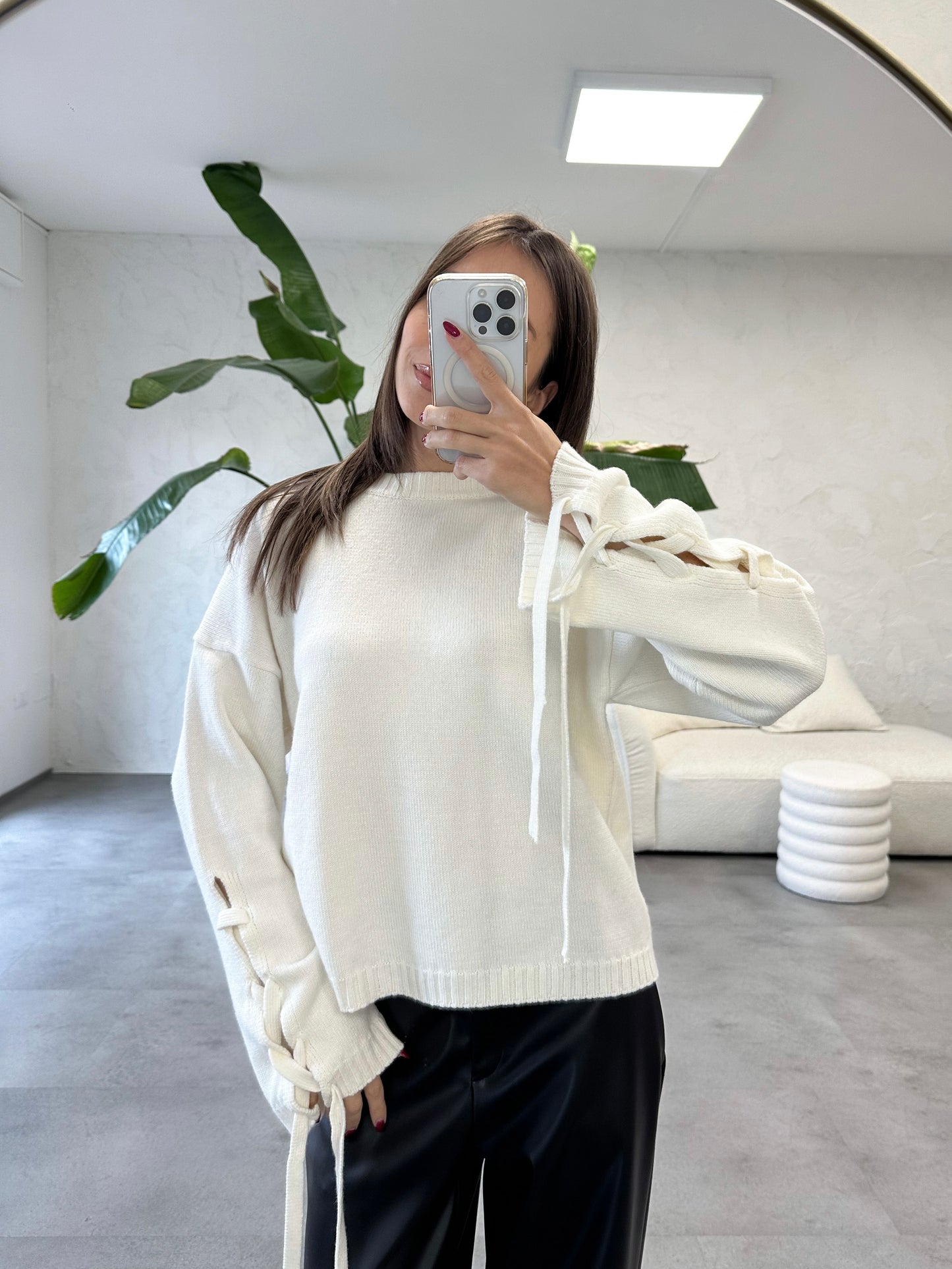 Maglione lacci Vicolo