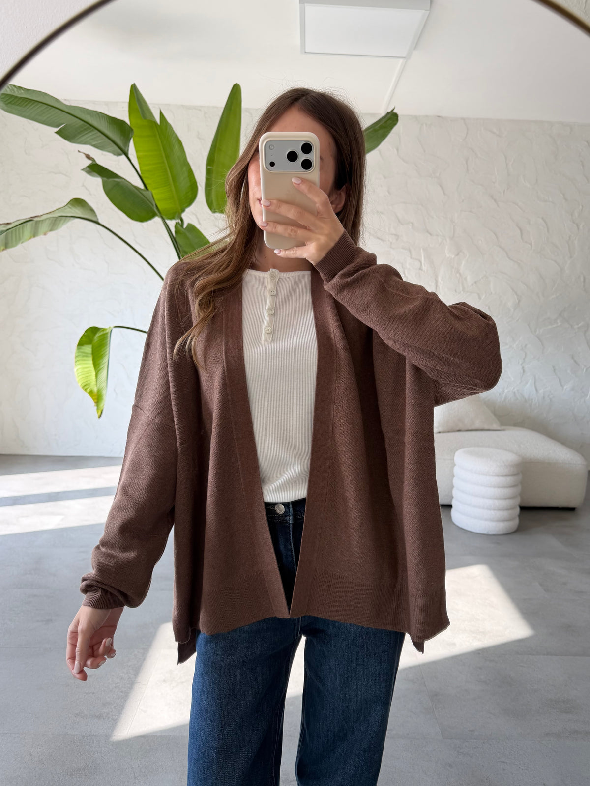 Cardigan aperto