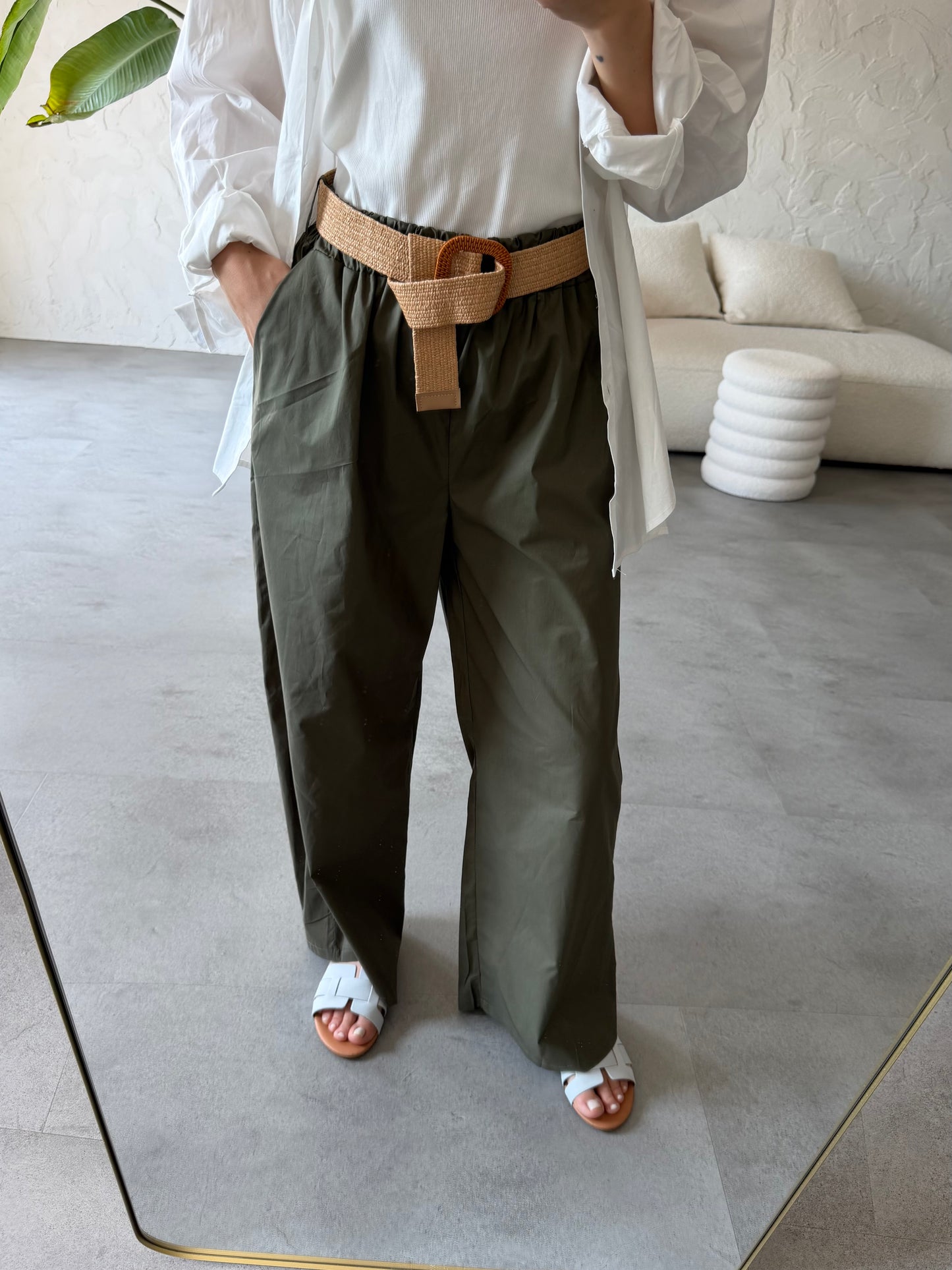 Pantalone tela cotone