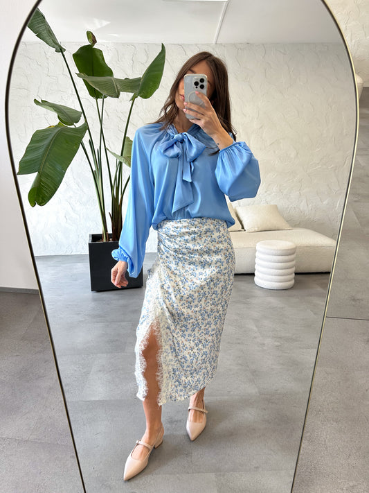 Gonna longuette fiori Vicolo