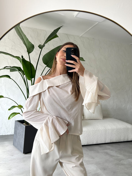 Camicia maniche voulant Eleh